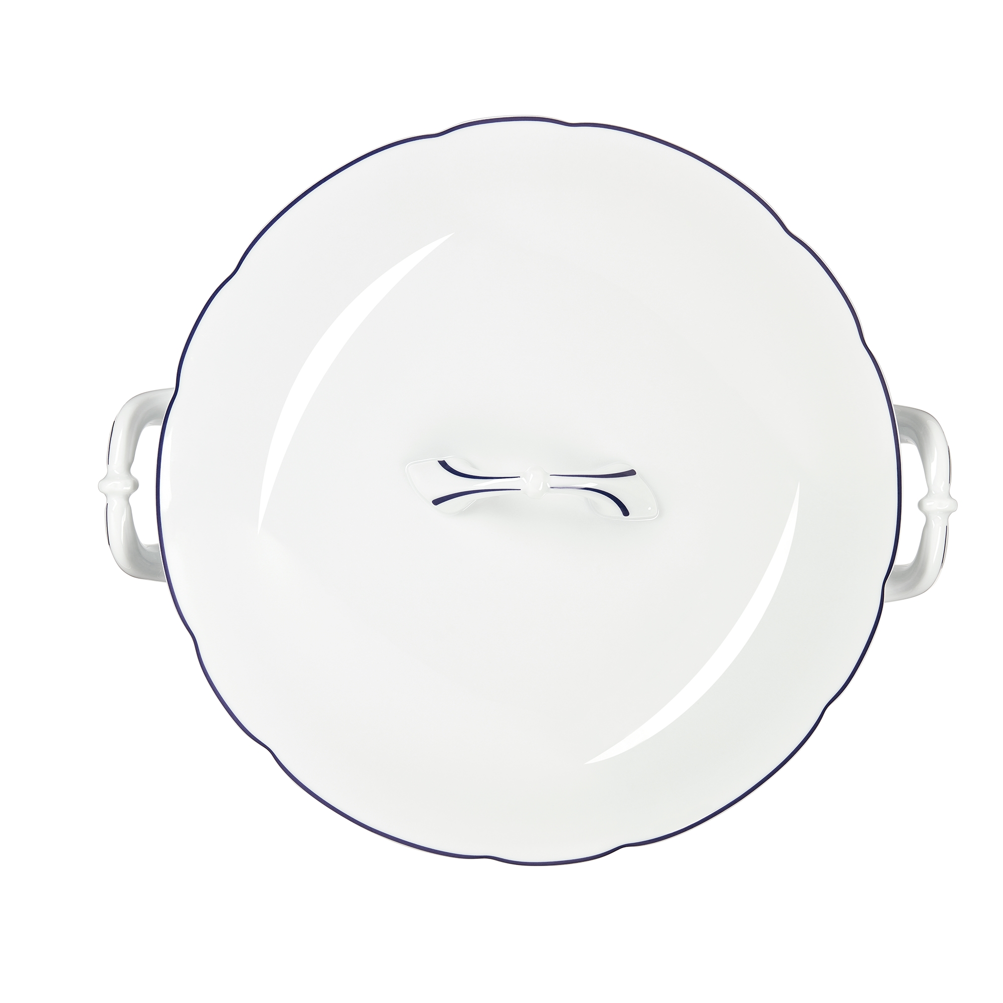 汤碗 蓝色茹伊印花 E06