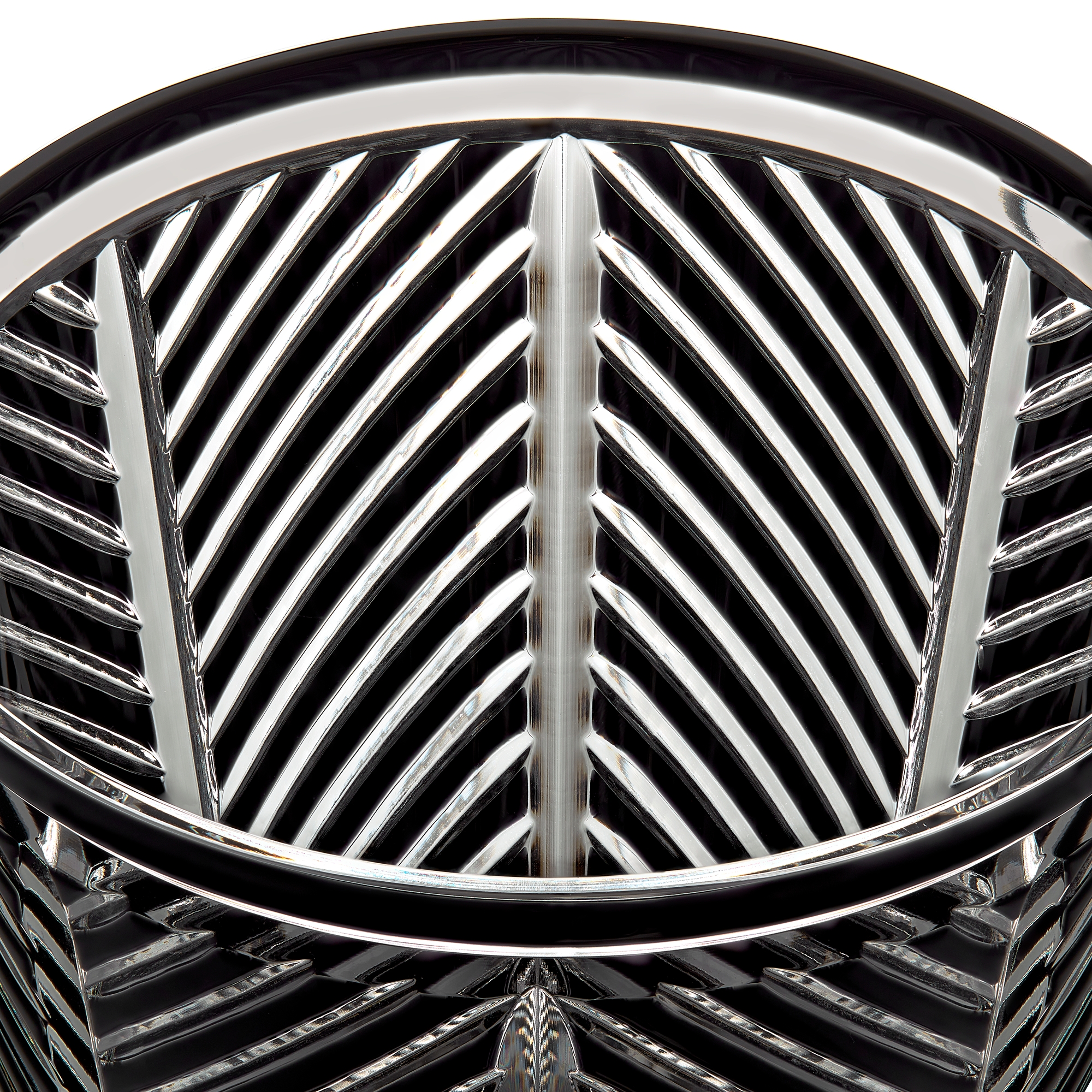 水杯 黑色人字斜纹图案 E09