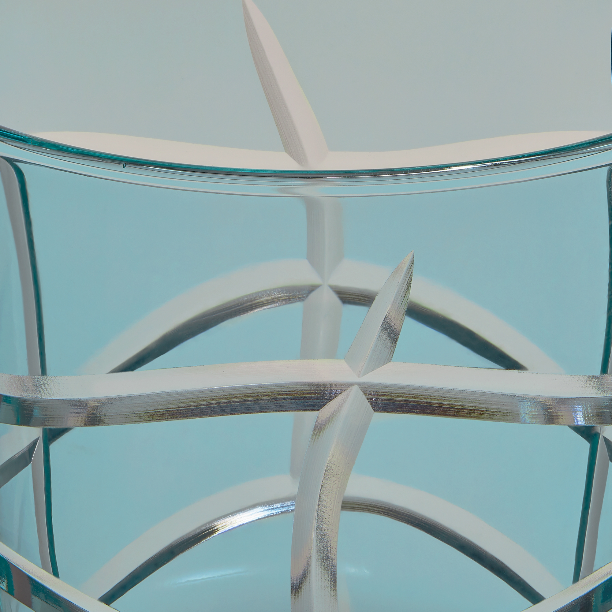 小号杯子六件套装 暗彩色玳瑁花纹 E09