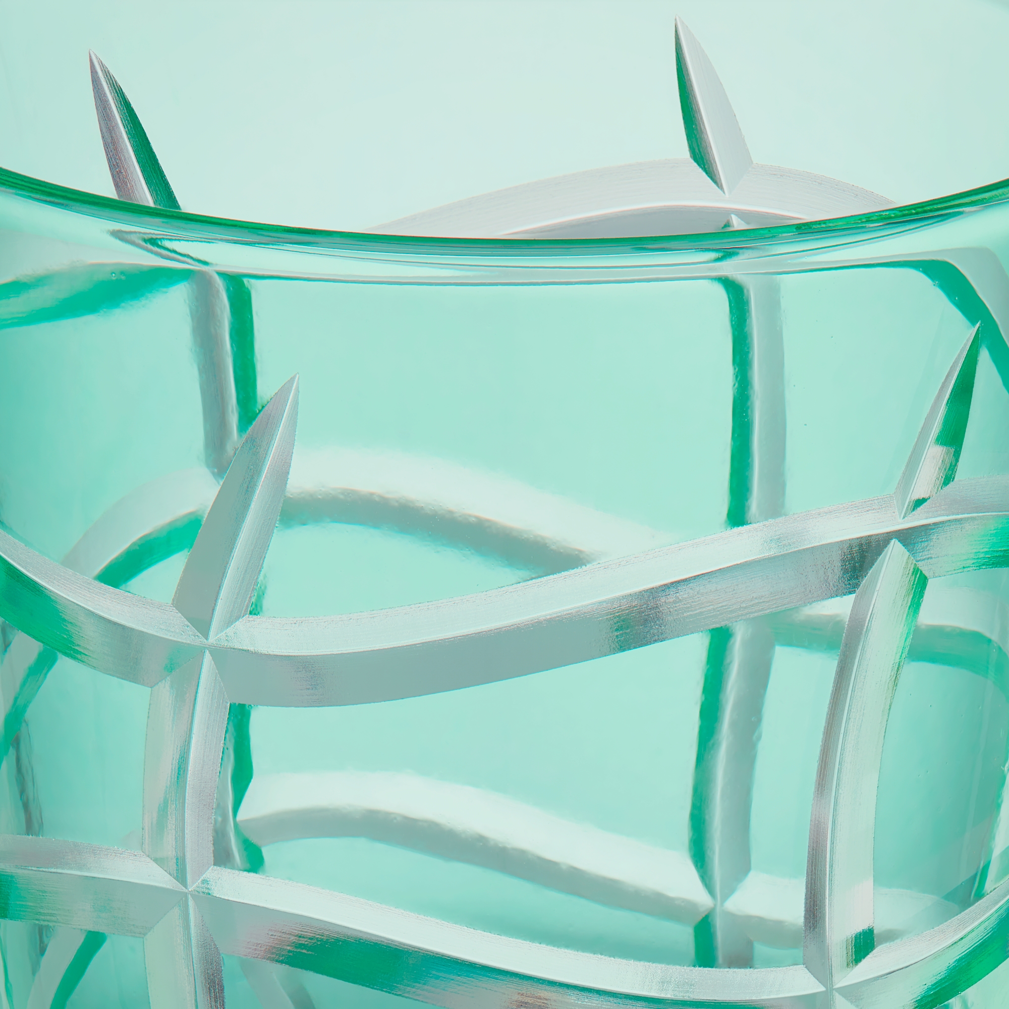 小号杯子套装（6 件装） 淡彩色玳瑁花纹 E09