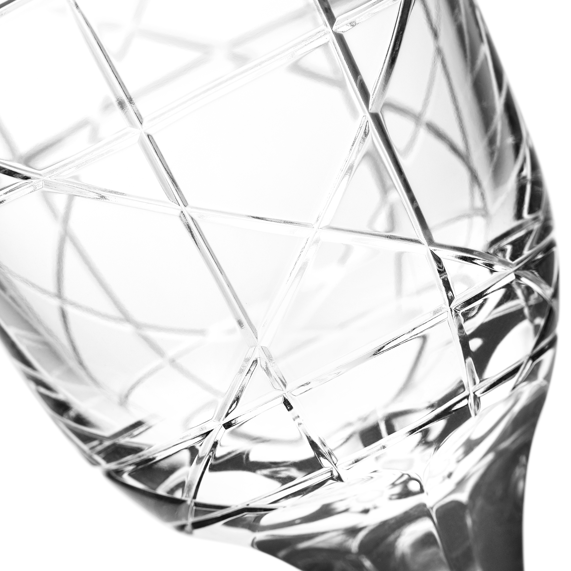 葡萄酒杯 镌刻藤格纹仿水晶 E09