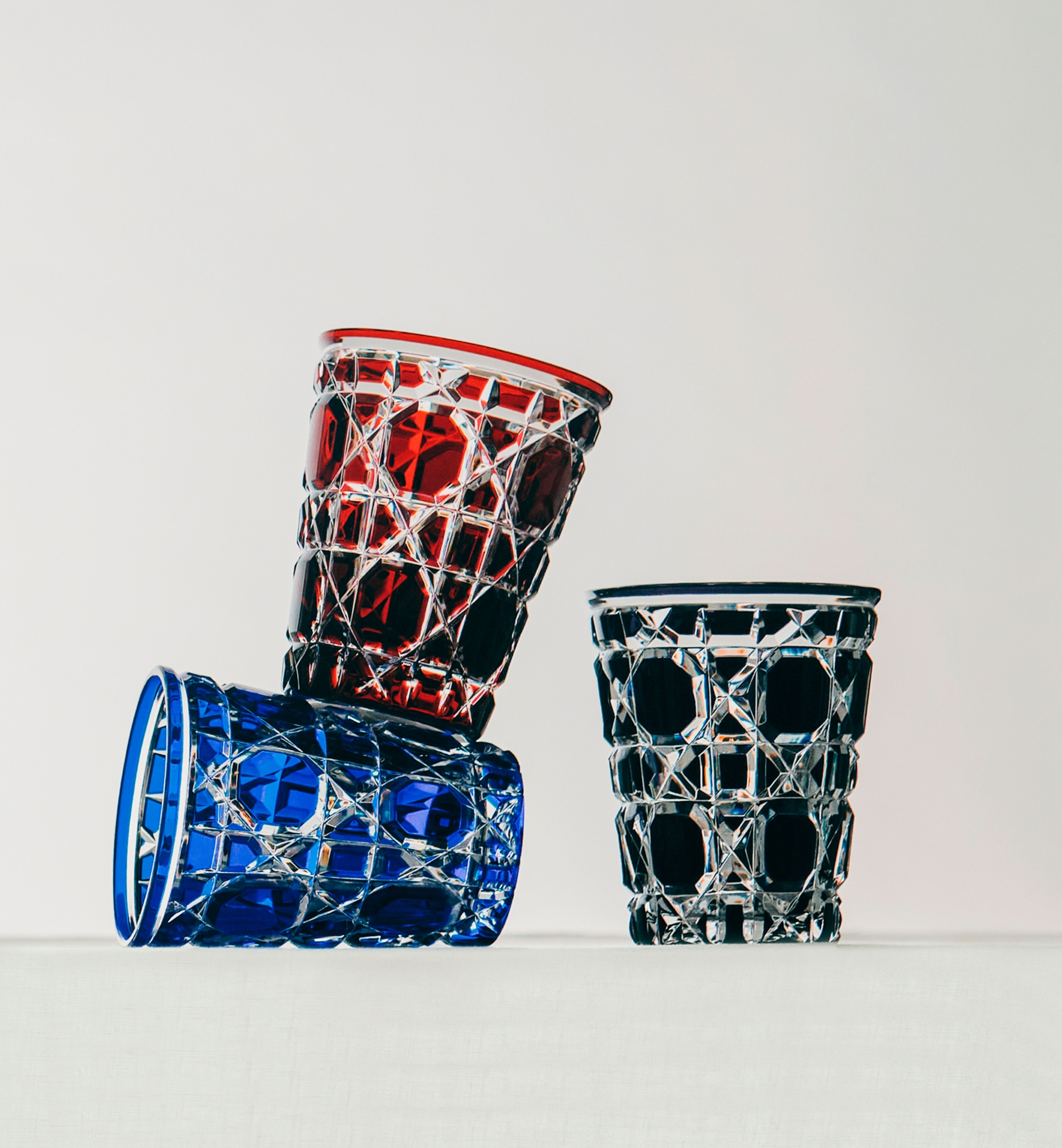 水杯 黑色藤格纹图案 E11