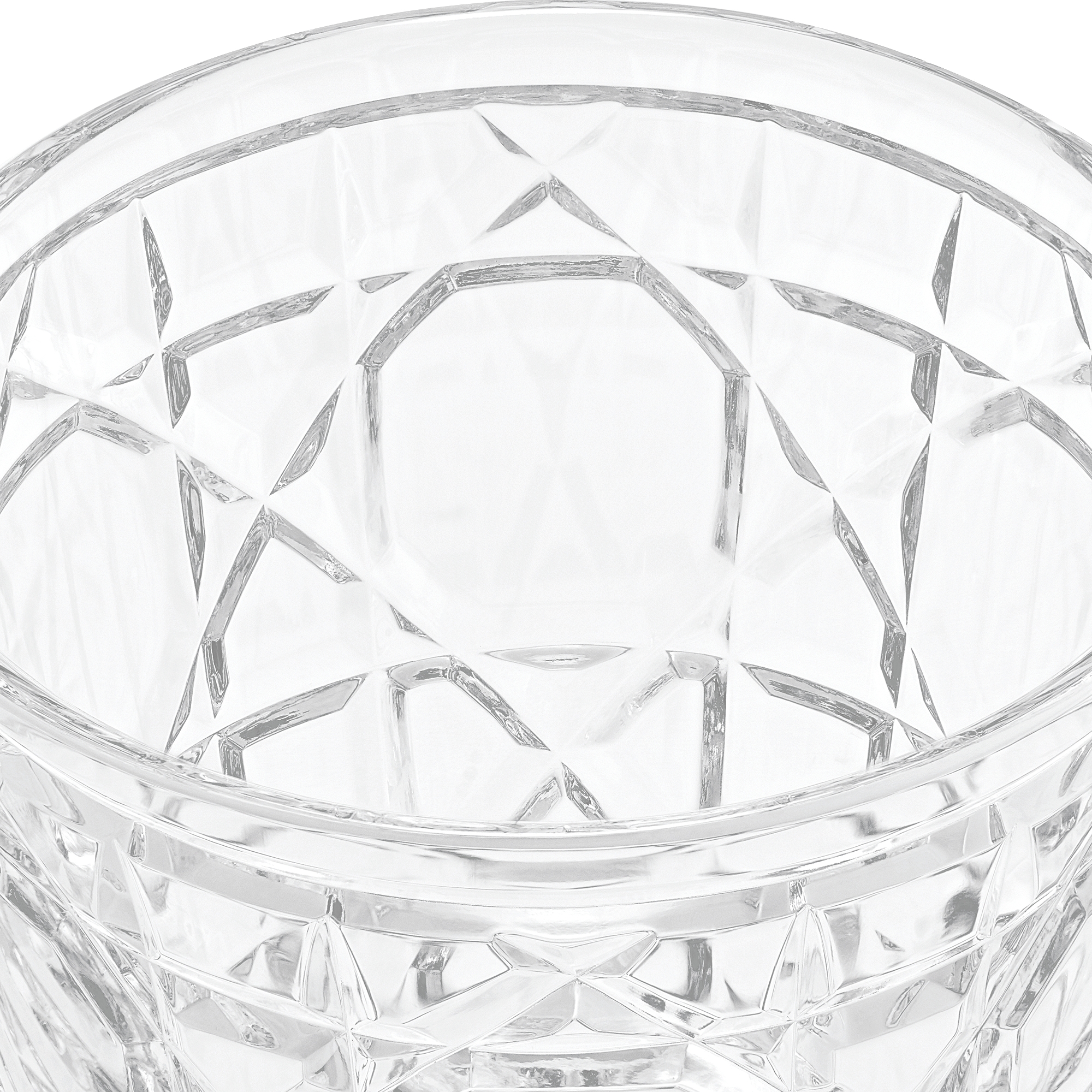 水杯两件套装 红色晶体搭配藤格纹图案 E09