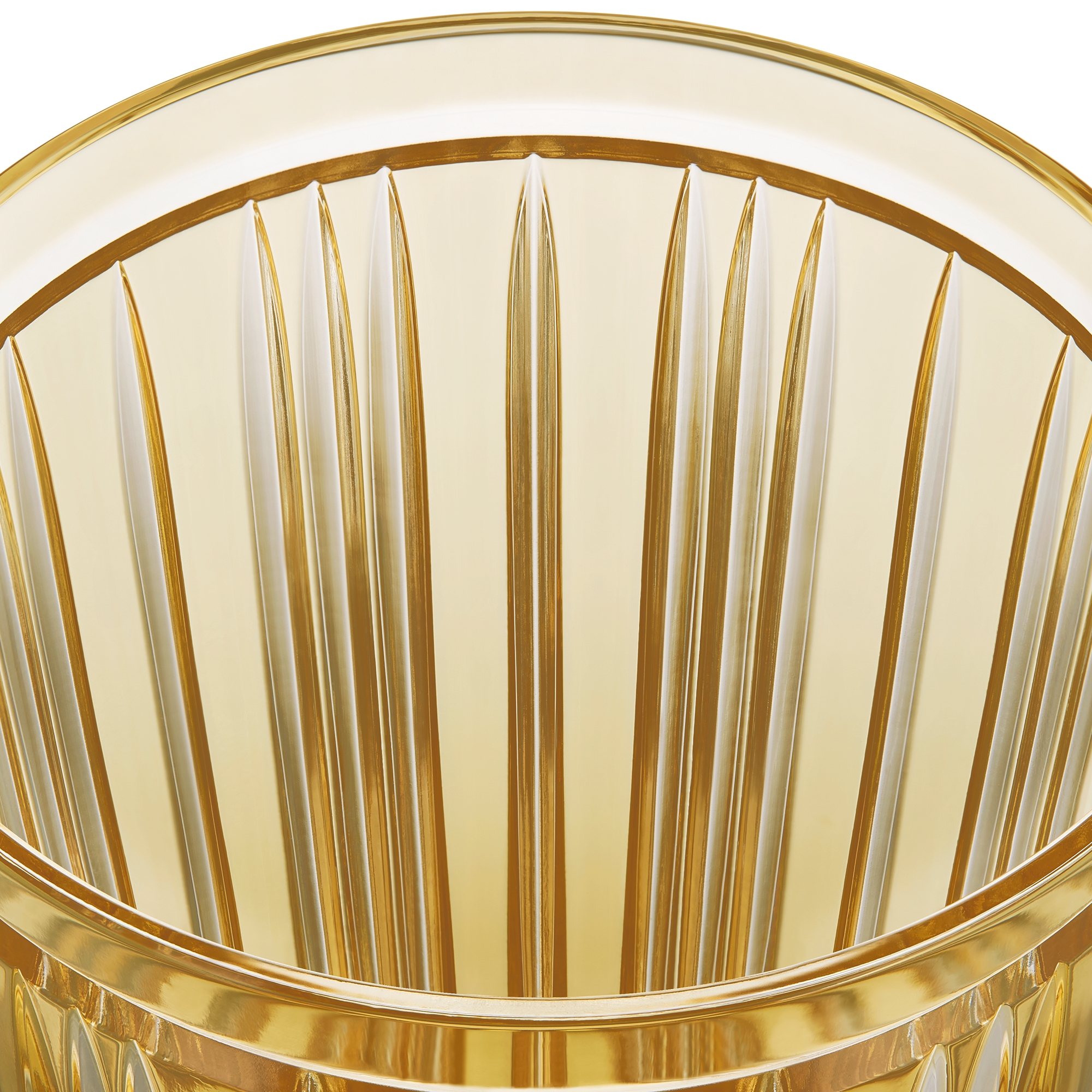 水杯 琥珀色条纹图案 E09