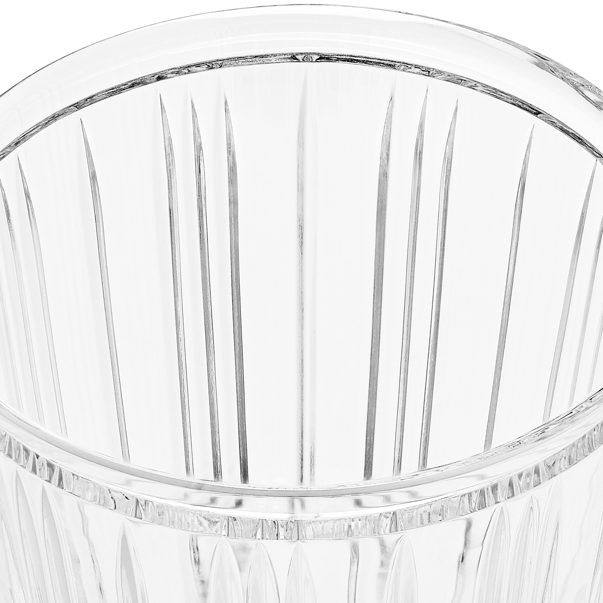 水杯 透明条纹图案 E09