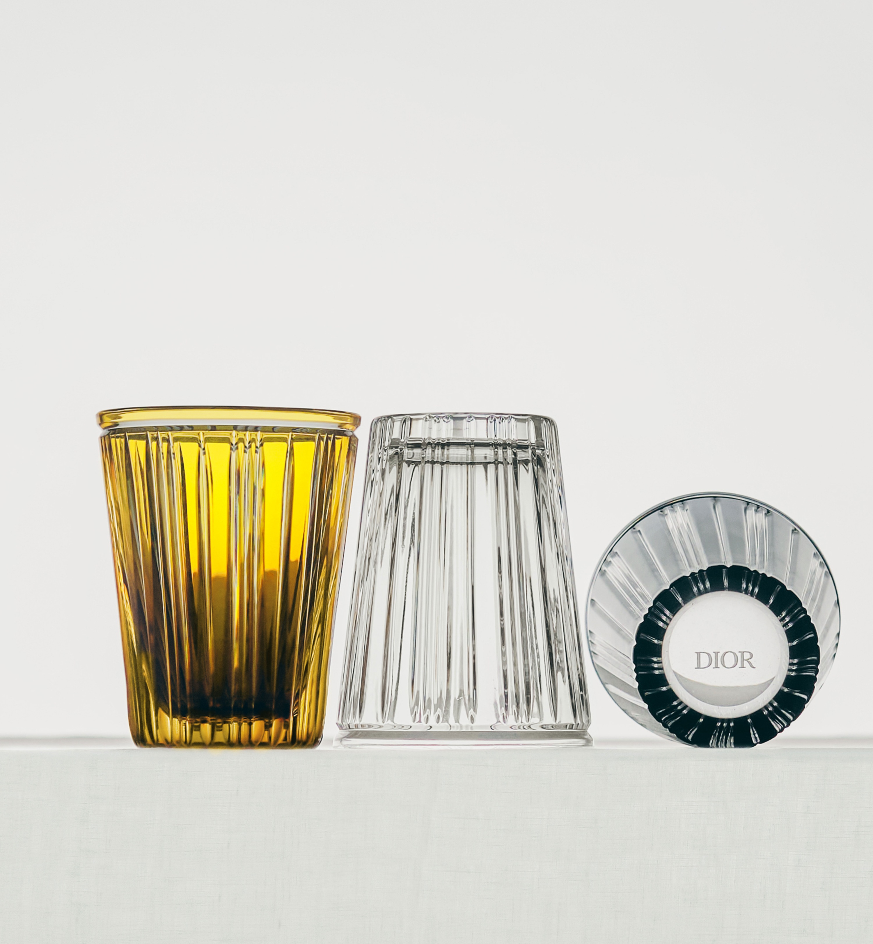 水杯 透明条纹图案 E13