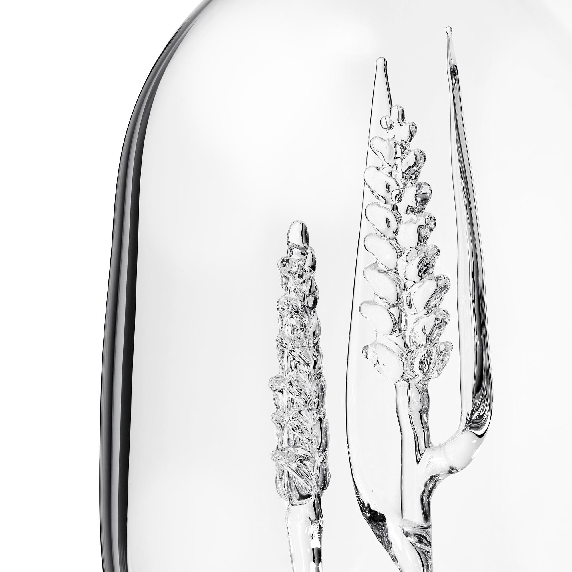 水瓶 Dior Maison 与 Sam Baron 联名，透明效果手工吹制玻璃 E09