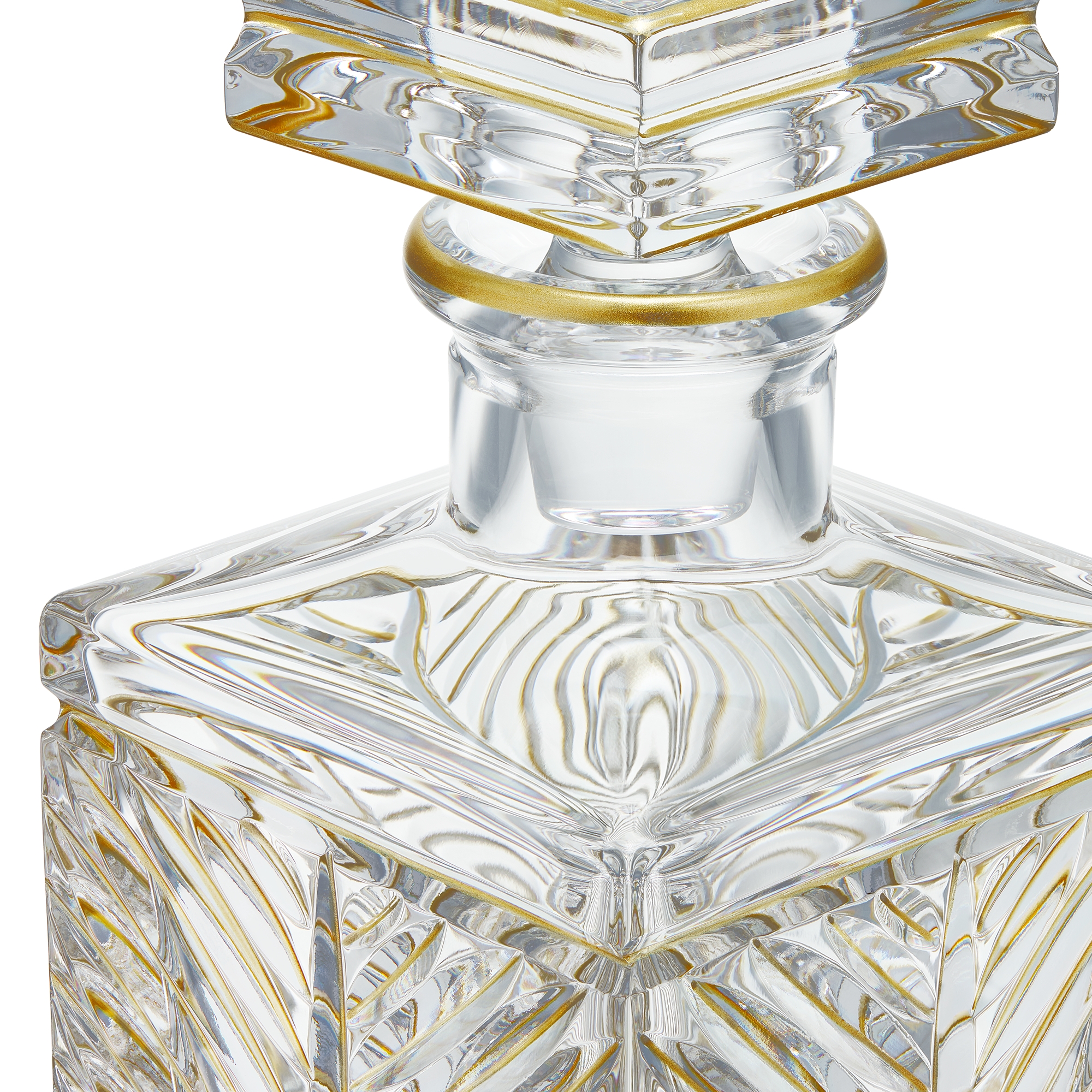 威士忌酒樽 透明仿水晶手绘风格图案 E10