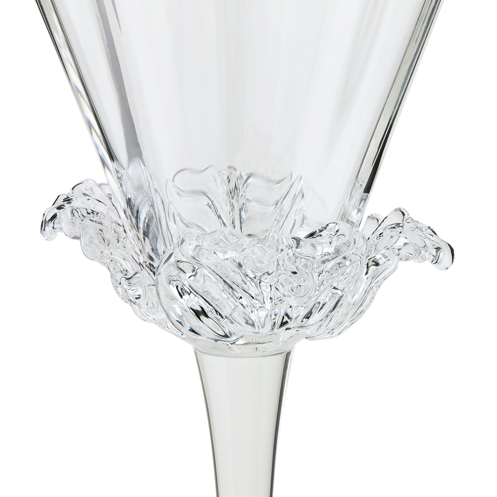 葡萄酒杯 透明花朵造型仿水晶 E09