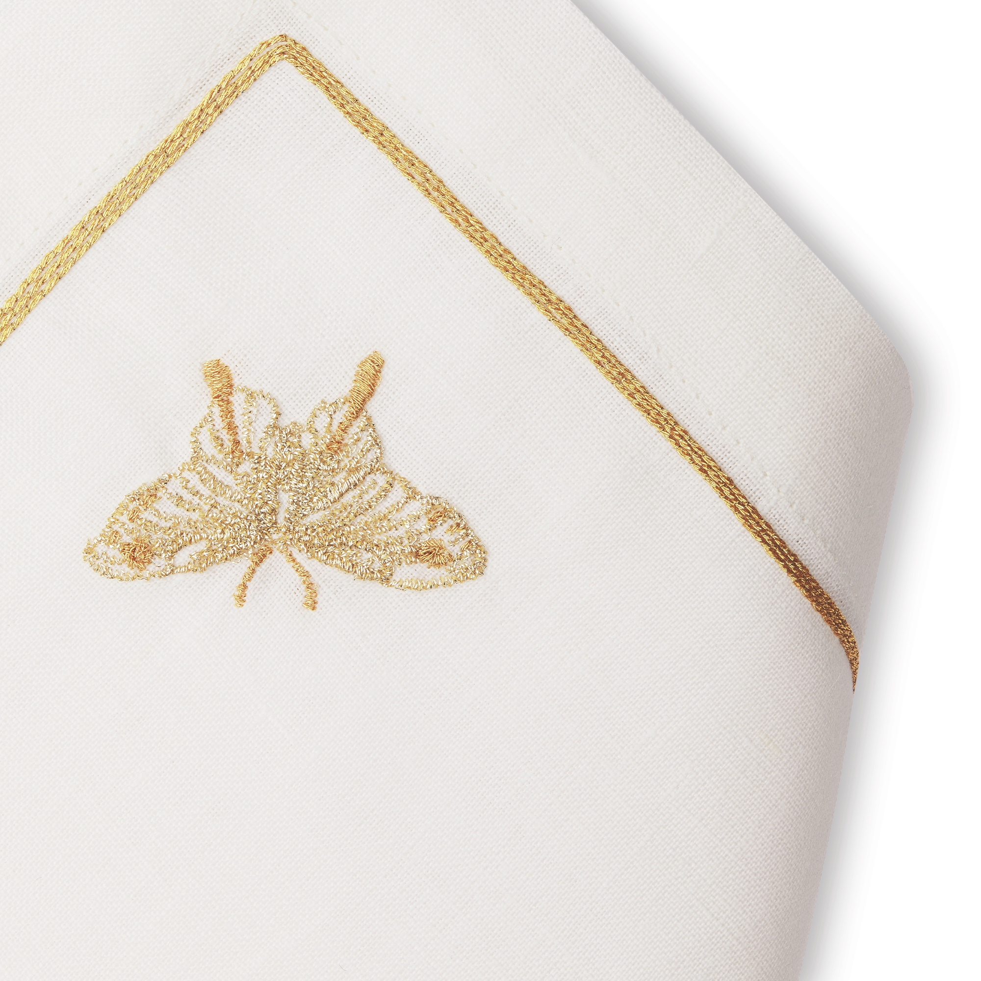 餐垫和餐巾套装 金色调 Bal des Abeilles 系列 E11