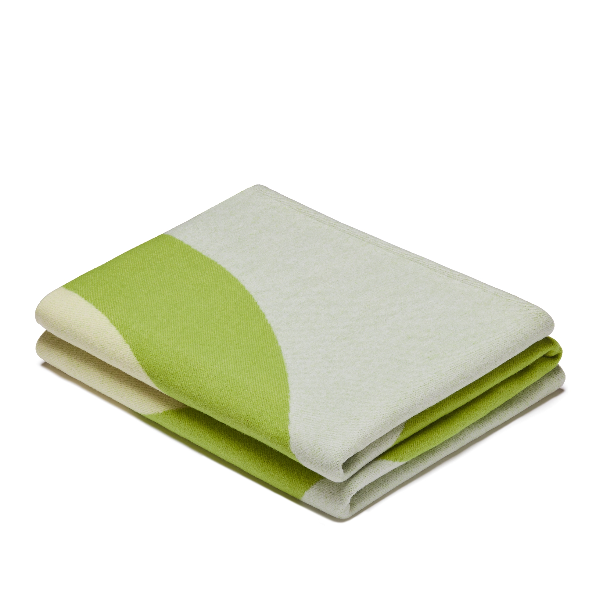 CD Entrelacés 系列织毯 绿色绵羊毛混纺面料 E03