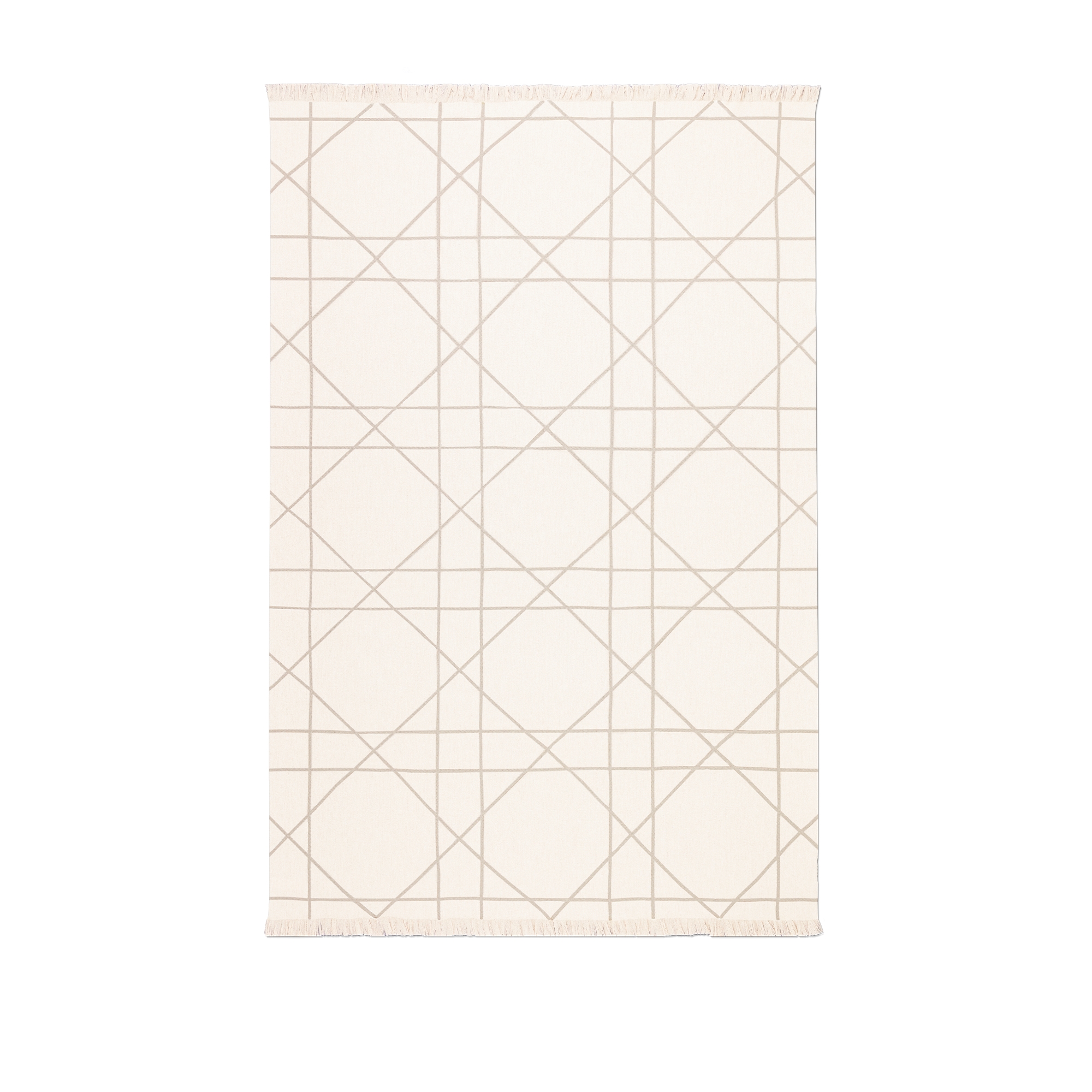 毯子 米色藤格纹 E08