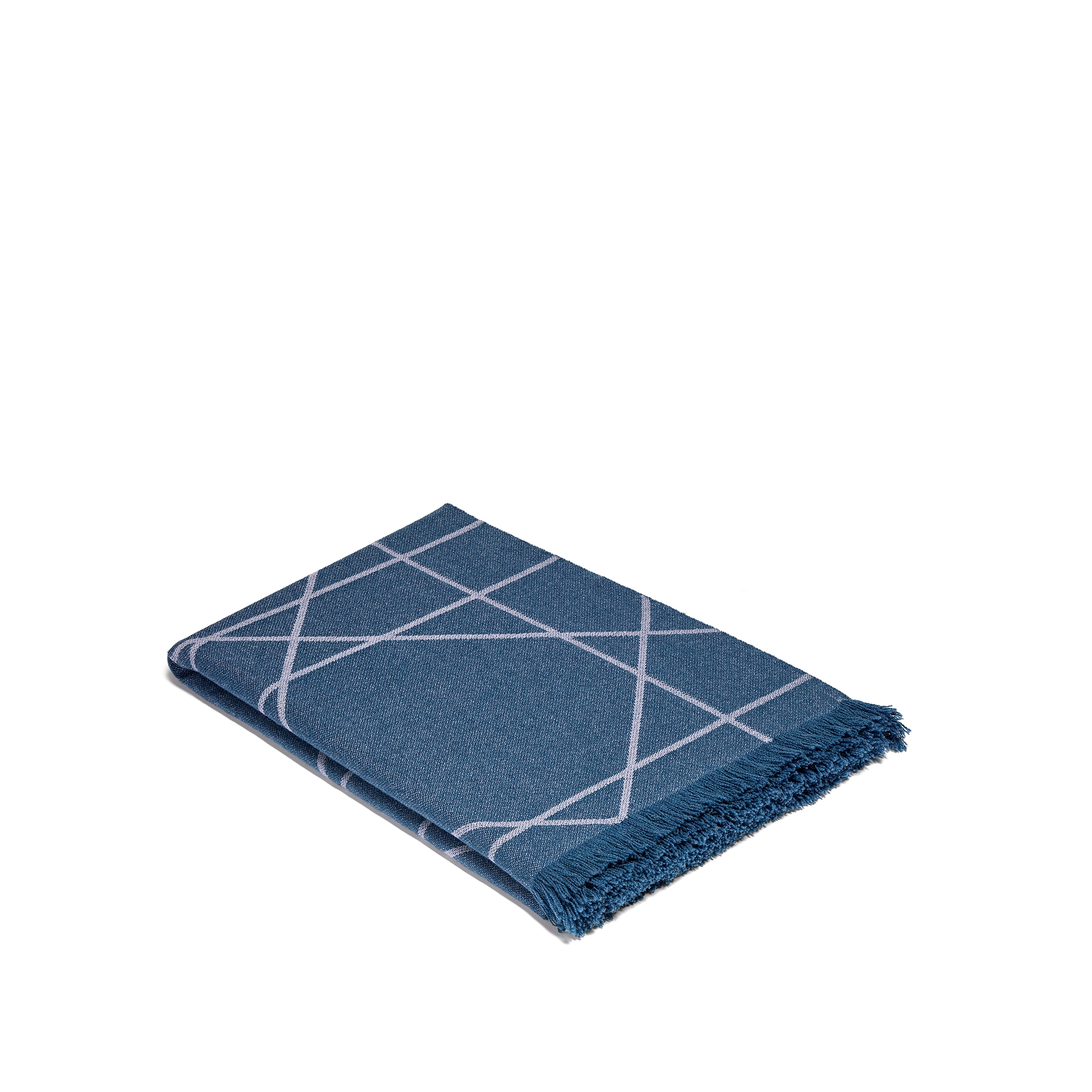 织毯 蓝色藤格纹 E03