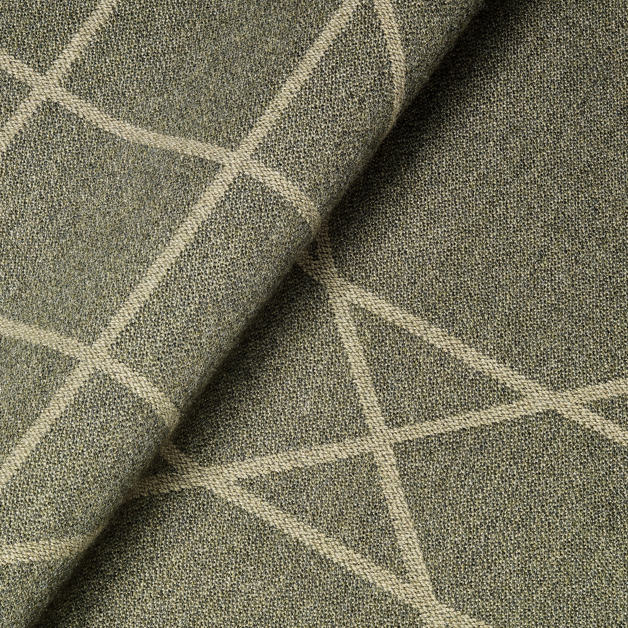 织毯 绿色藤格纹 E09