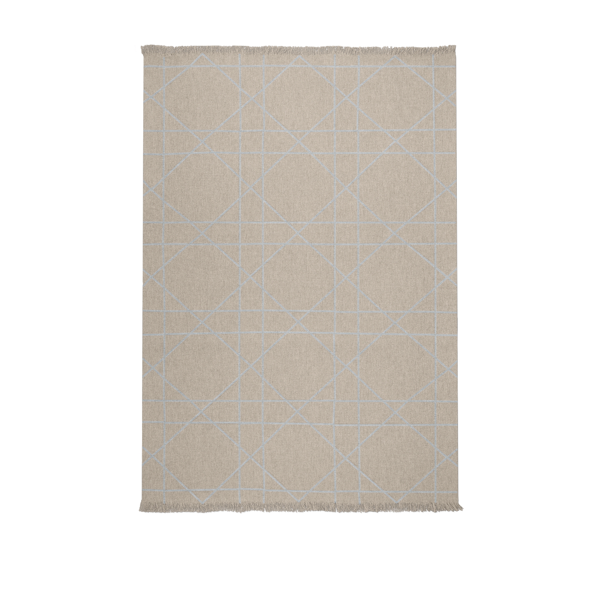 毯子 灰色藤格纹 E08