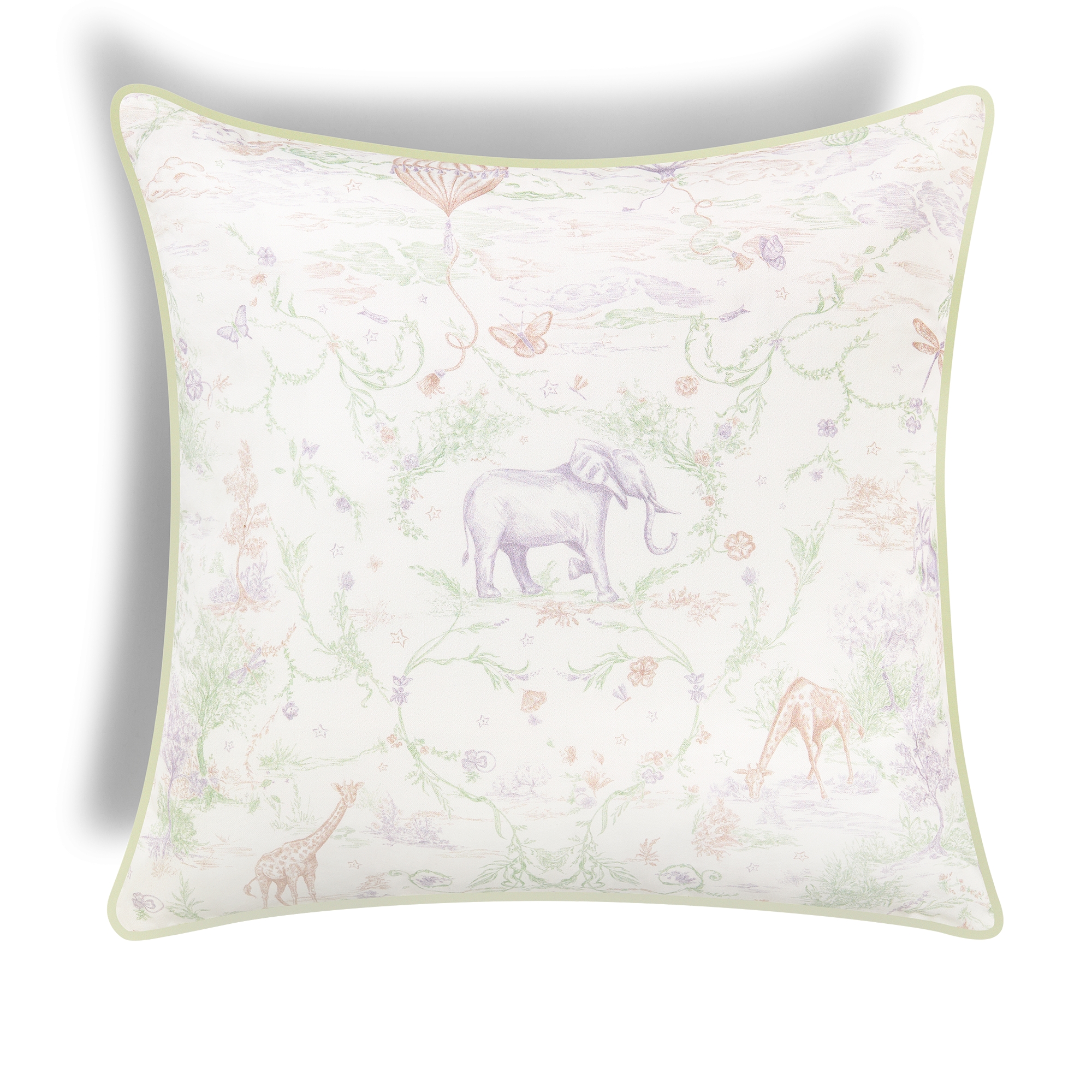 正方形靠垫 多色 Innocence 茹伊印花 E08