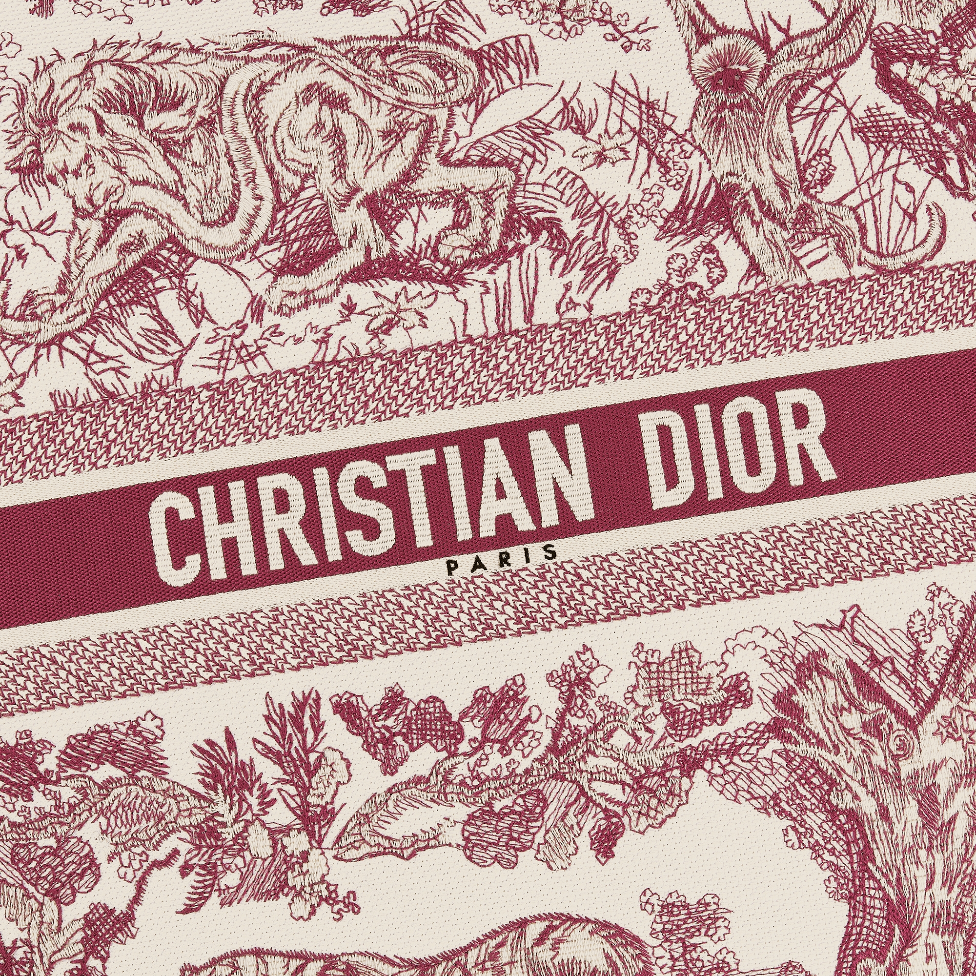 正方形靠垫 酒红色茹伊印花 E09