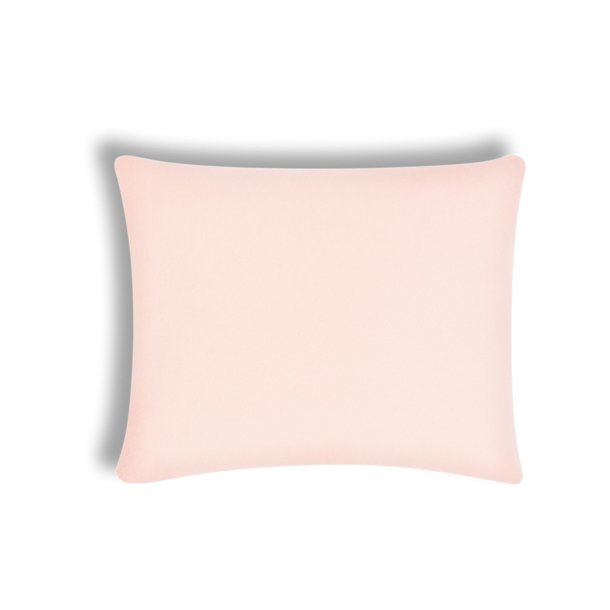 方形婴儿靠垫 粉色山羊绒 CD Entrelacés 图案 E08