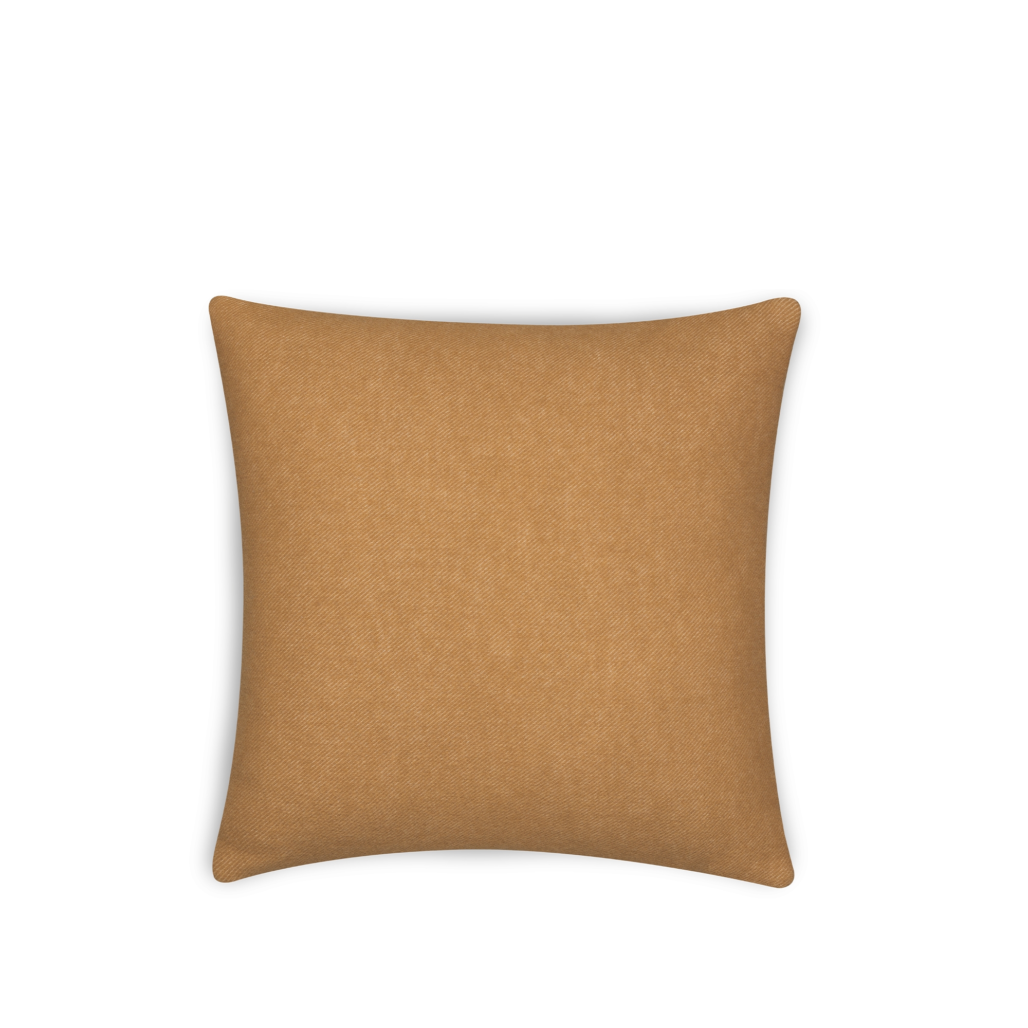 正方形靠垫 米色绵羊毛混纺提花面料藤格纹格子图案 E08