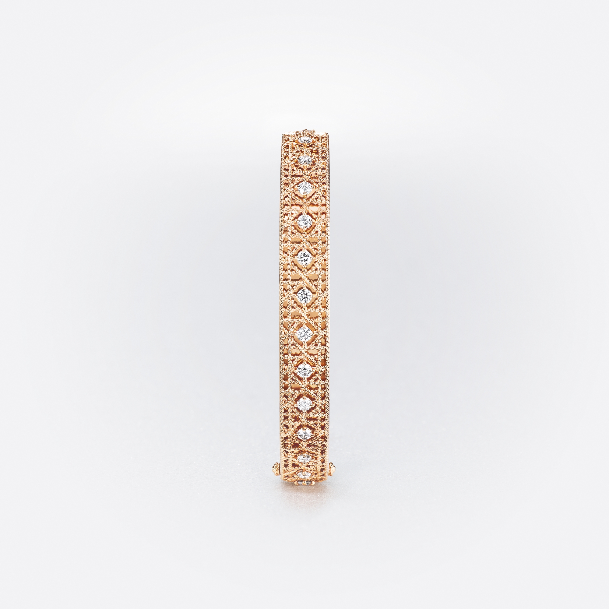 My Dior 手镯 玫瑰色和白色 18K 金和钻石装饰 E03