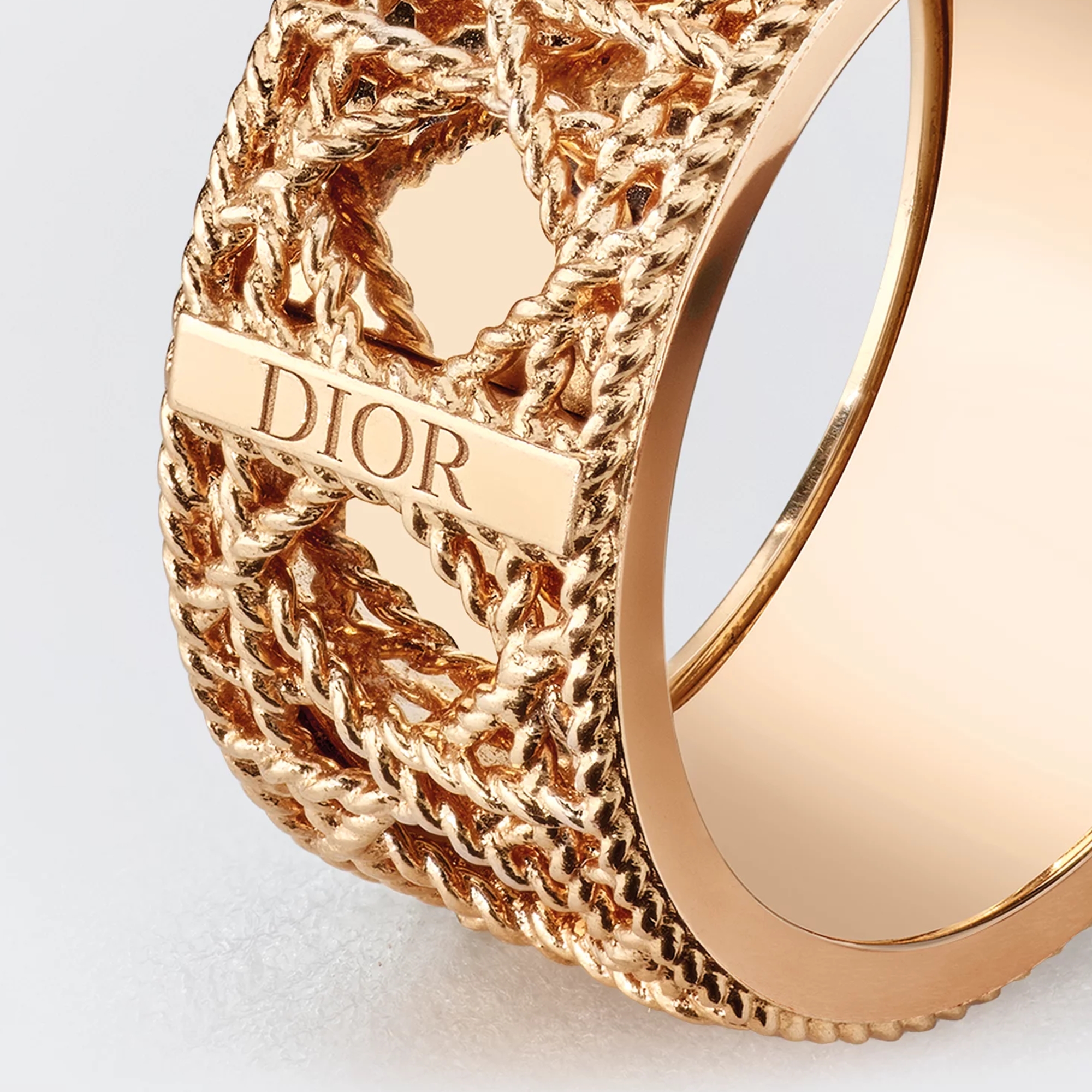 My Dior 戒指 玫瑰色 18K 金 E03