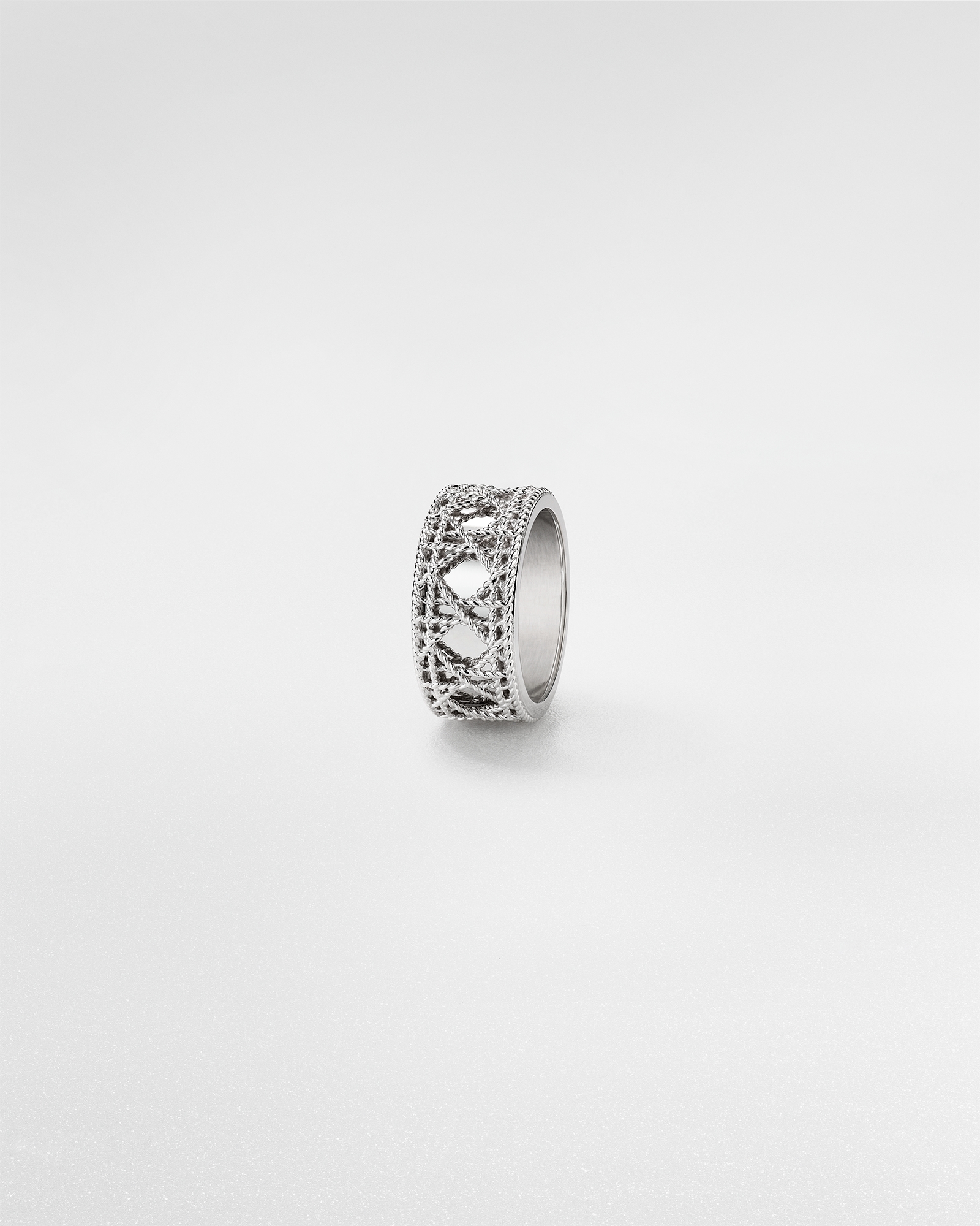 My Dior 戒指 白色 18K 金 E02