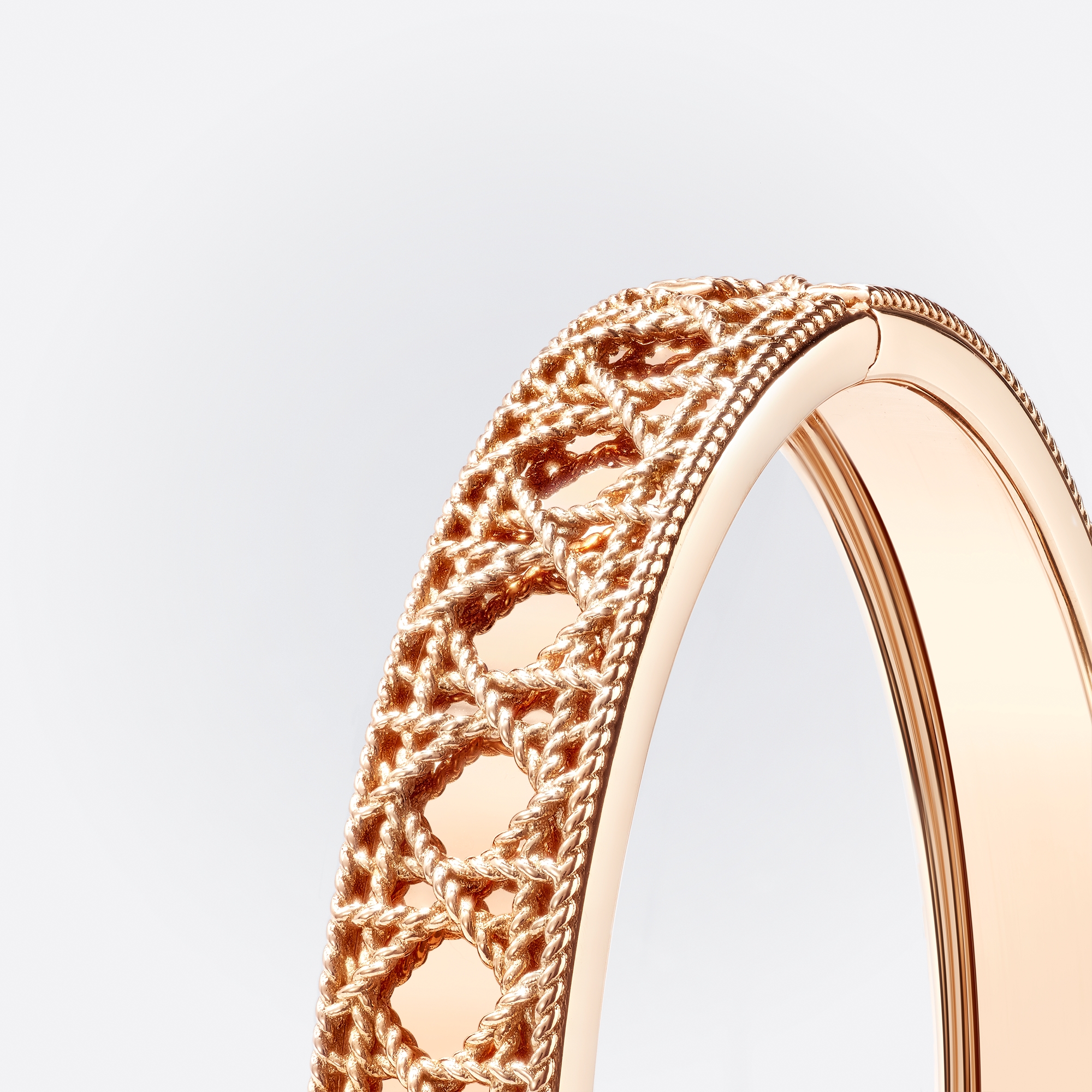 My Dior 手镯 玫瑰色和白色 18K 金 E02