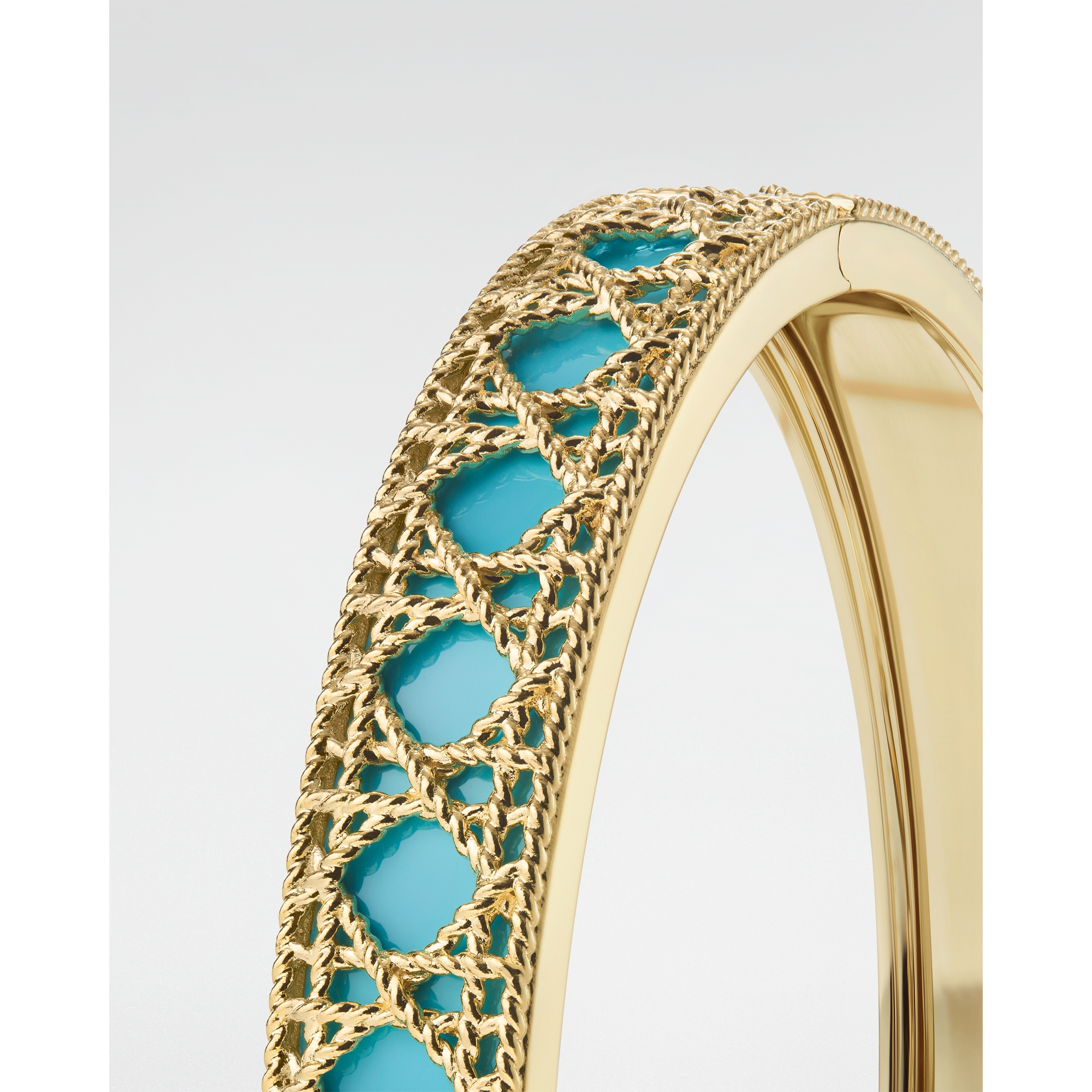 My Dior 手镯 黄色 18K 金、白色 18K 金和涂漆装饰 E02