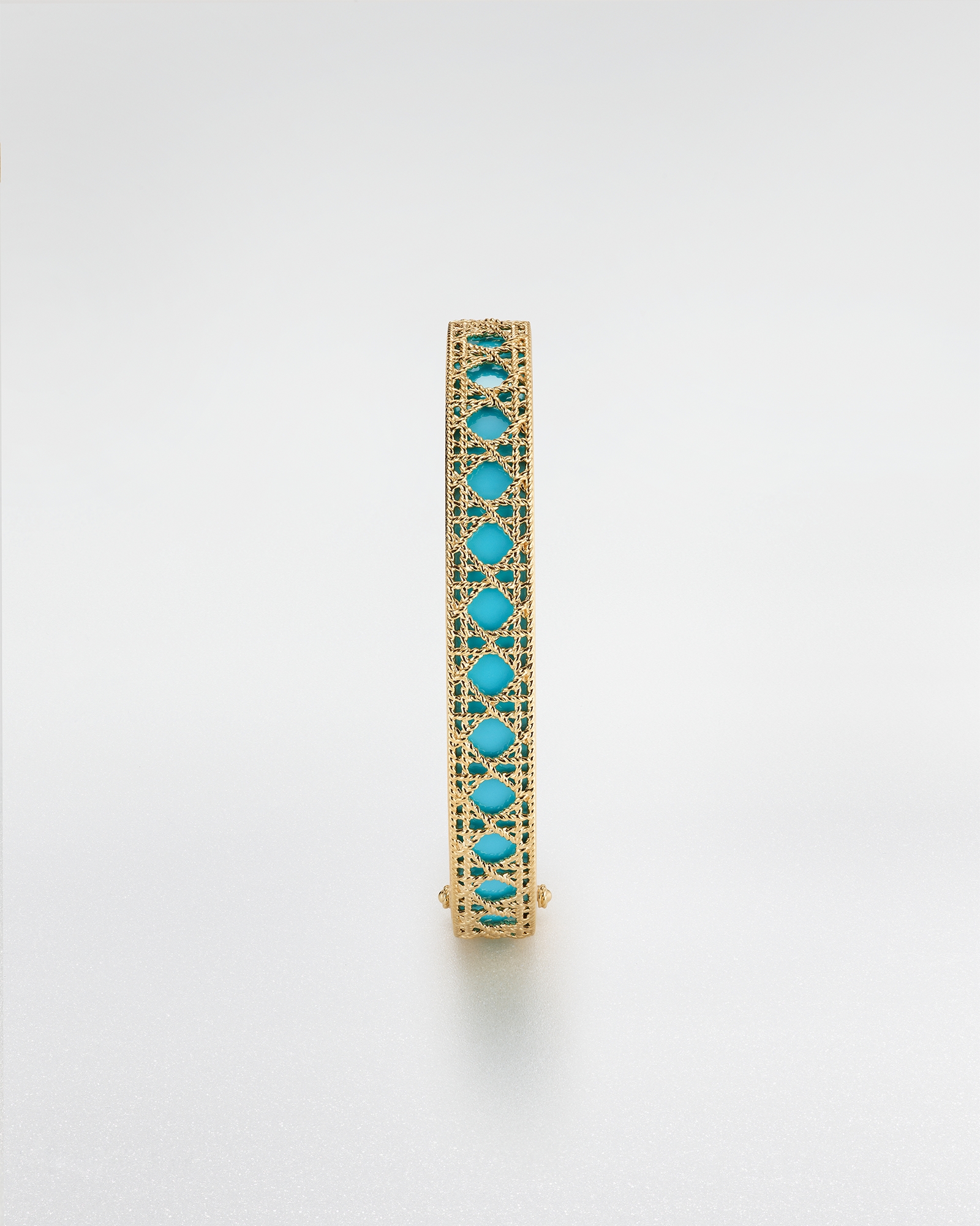 My Dior 手镯 黄色 18K 金、白色 18K 金和涂漆装饰 E03