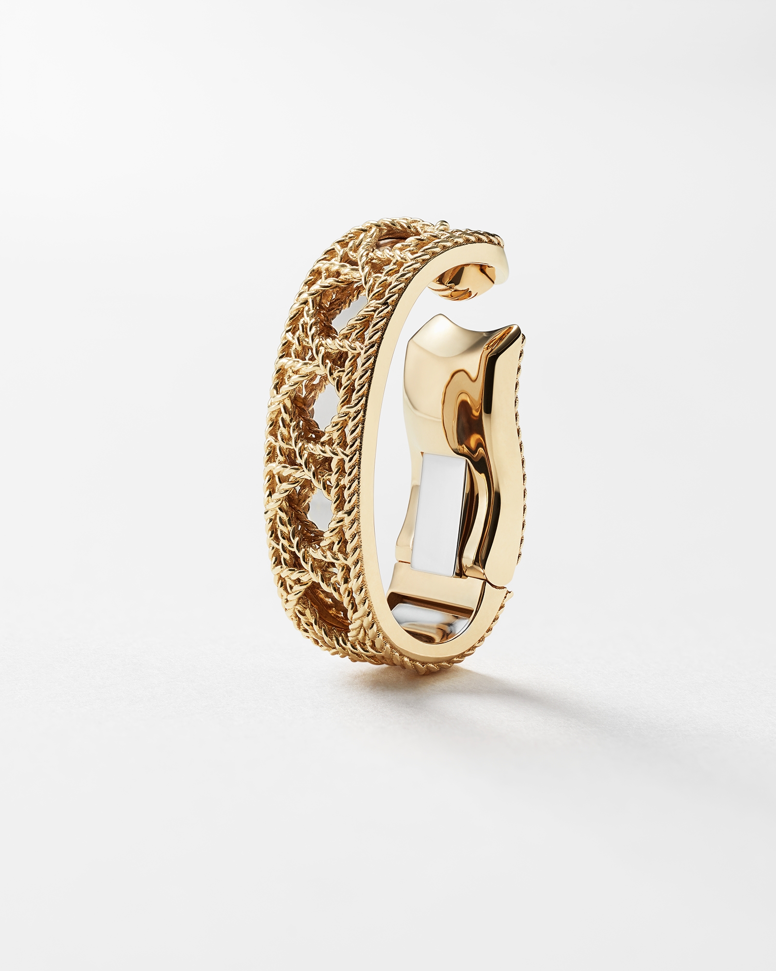 My Dior 单只耳饰 黄色 18K 金和白色 18K 金 E02