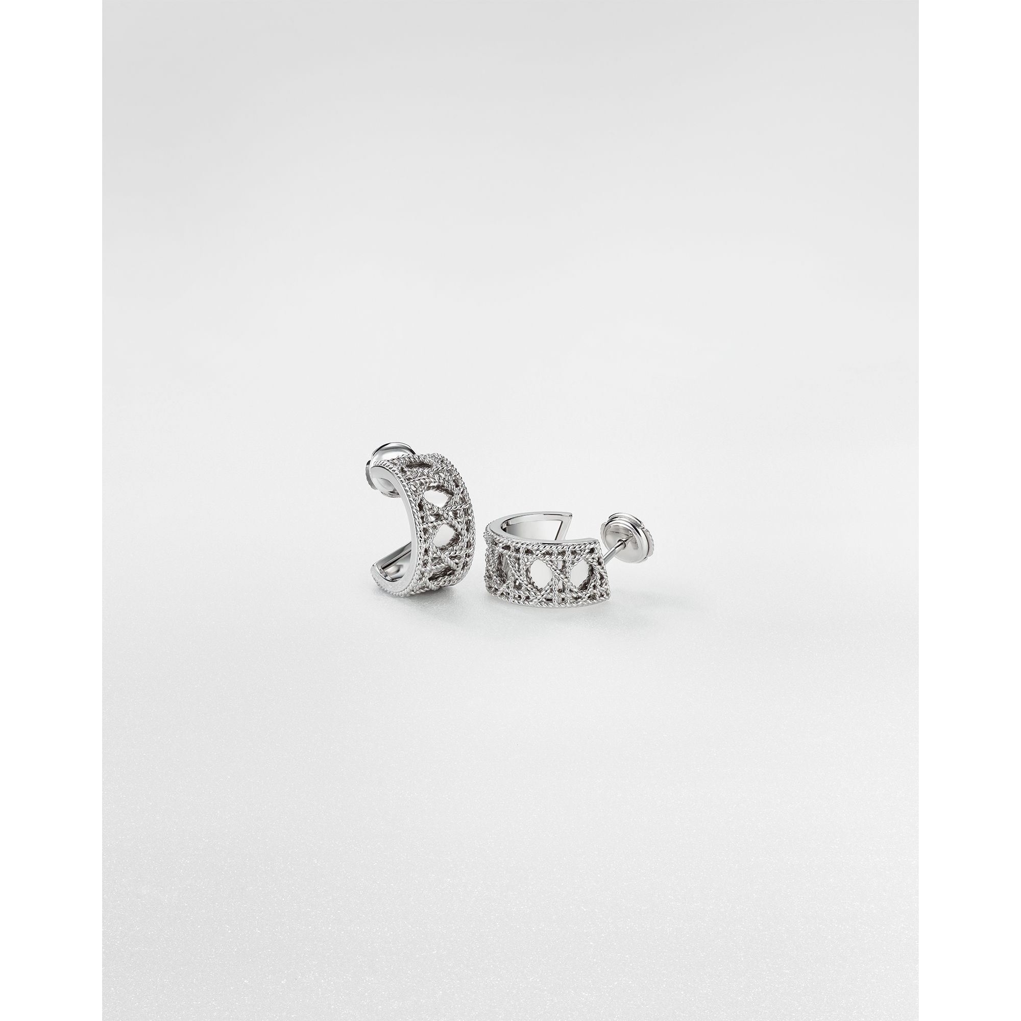 My Dior 耳环 白色 18K 金 E03