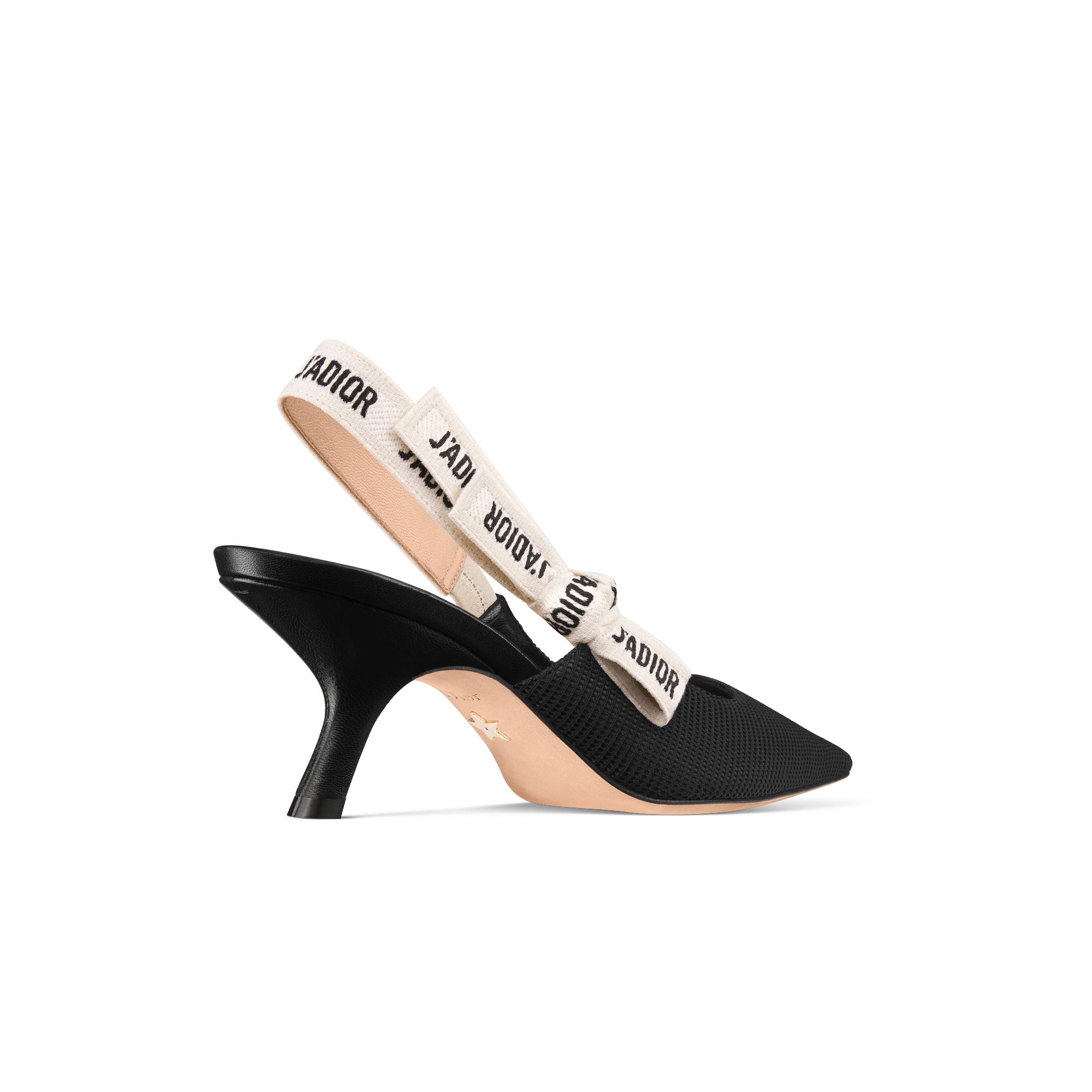 J'Adior 露跟高跟鞋 黑色科技面料 E05