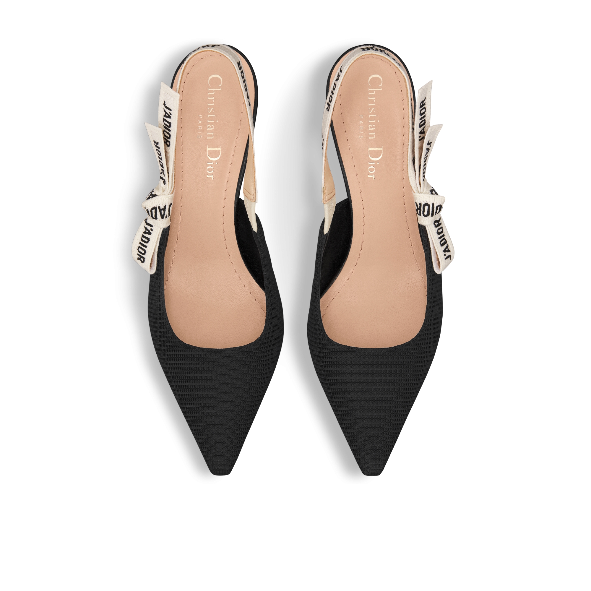 J'Adior 露跟高跟鞋 黑色科技面料 E06