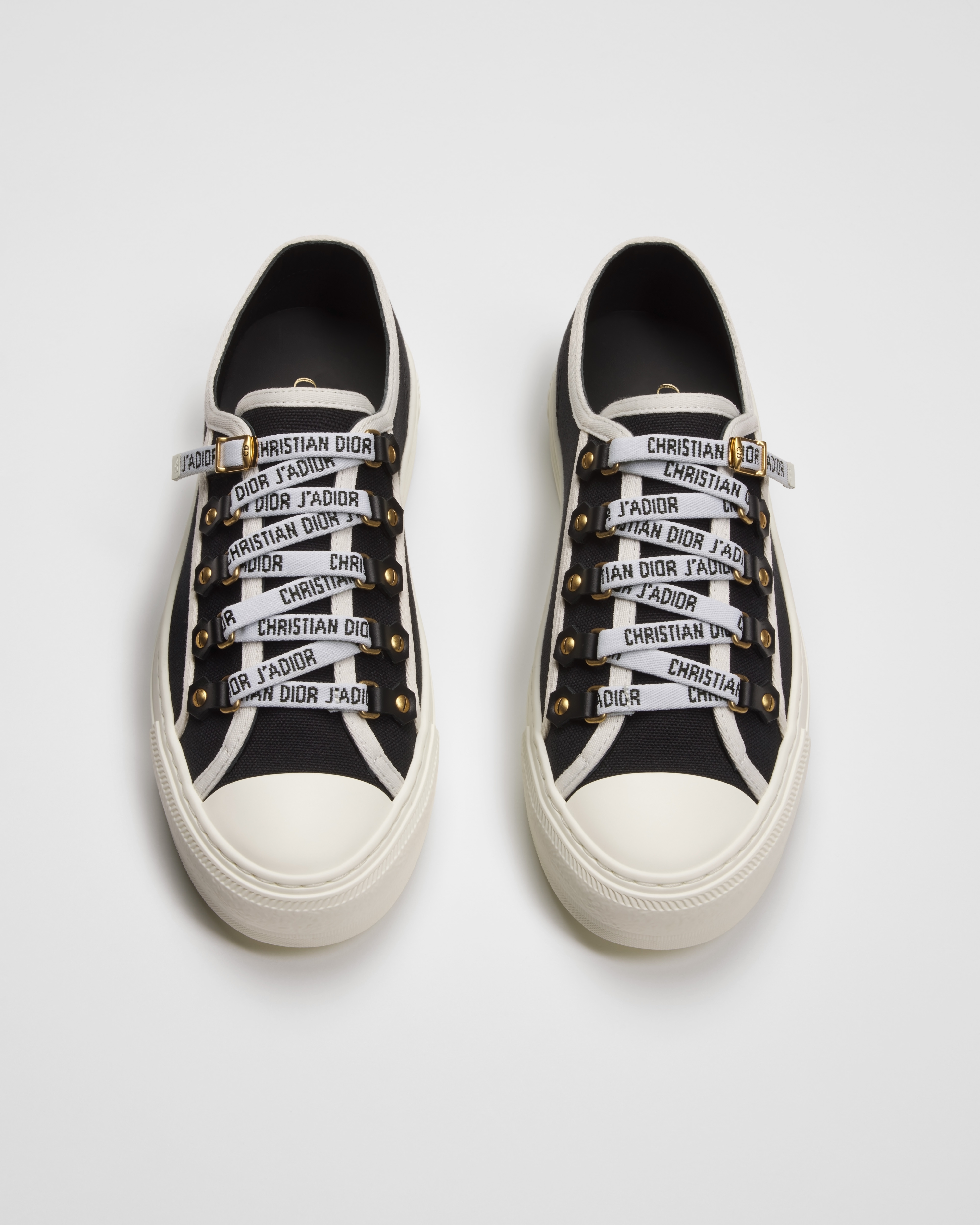 Walk'n'Dior 运动鞋 黑色棉质帆布面料 E06