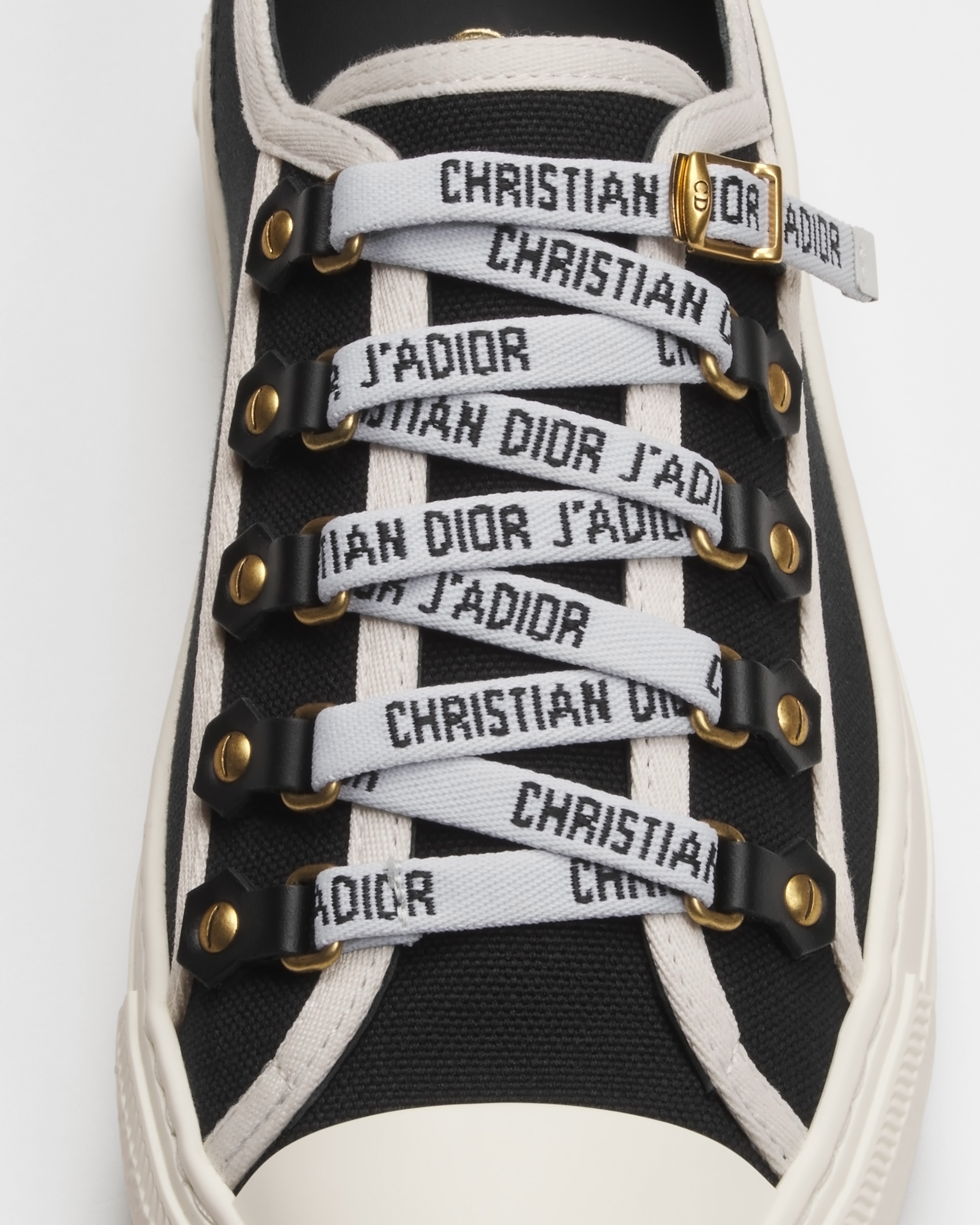 Walk'n'Dior 运动鞋 黑色棉质帆布面料 E12