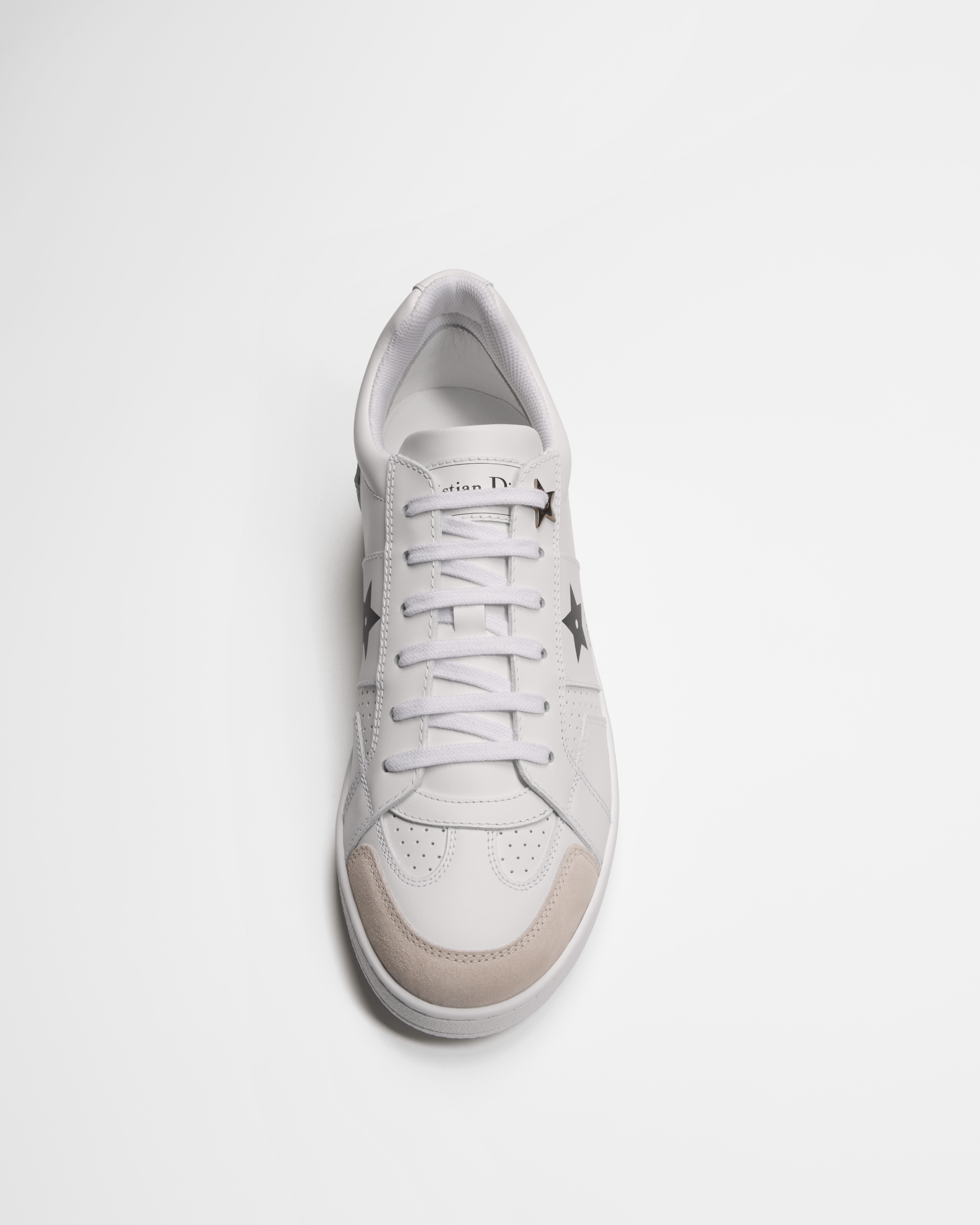 Dior Star 运动鞋 白色牛皮革和绒面牛皮革 E12