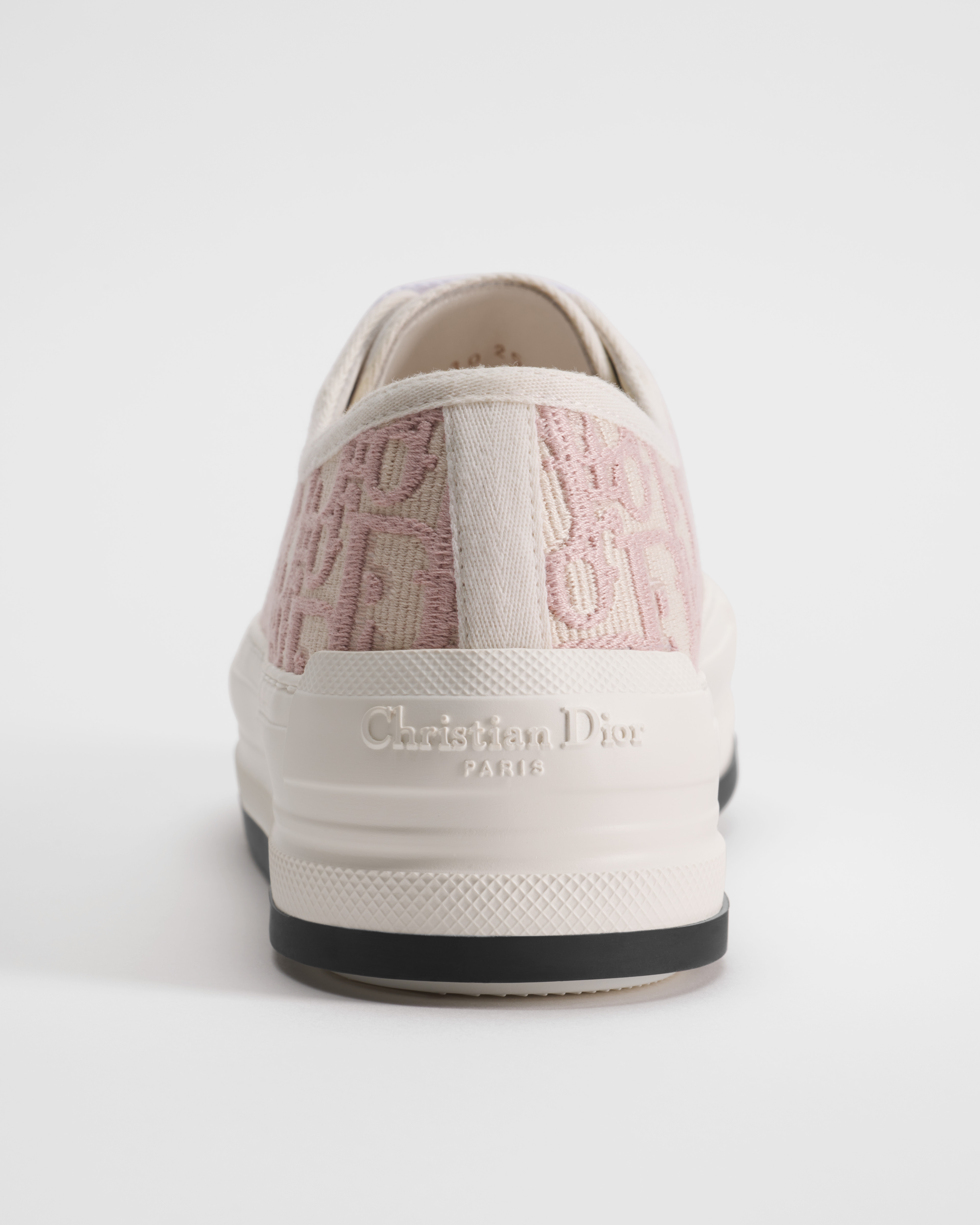 Walk'n'Dior 厚底运动鞋 裸色棉质刺绣面料 Oblique 印花 E10