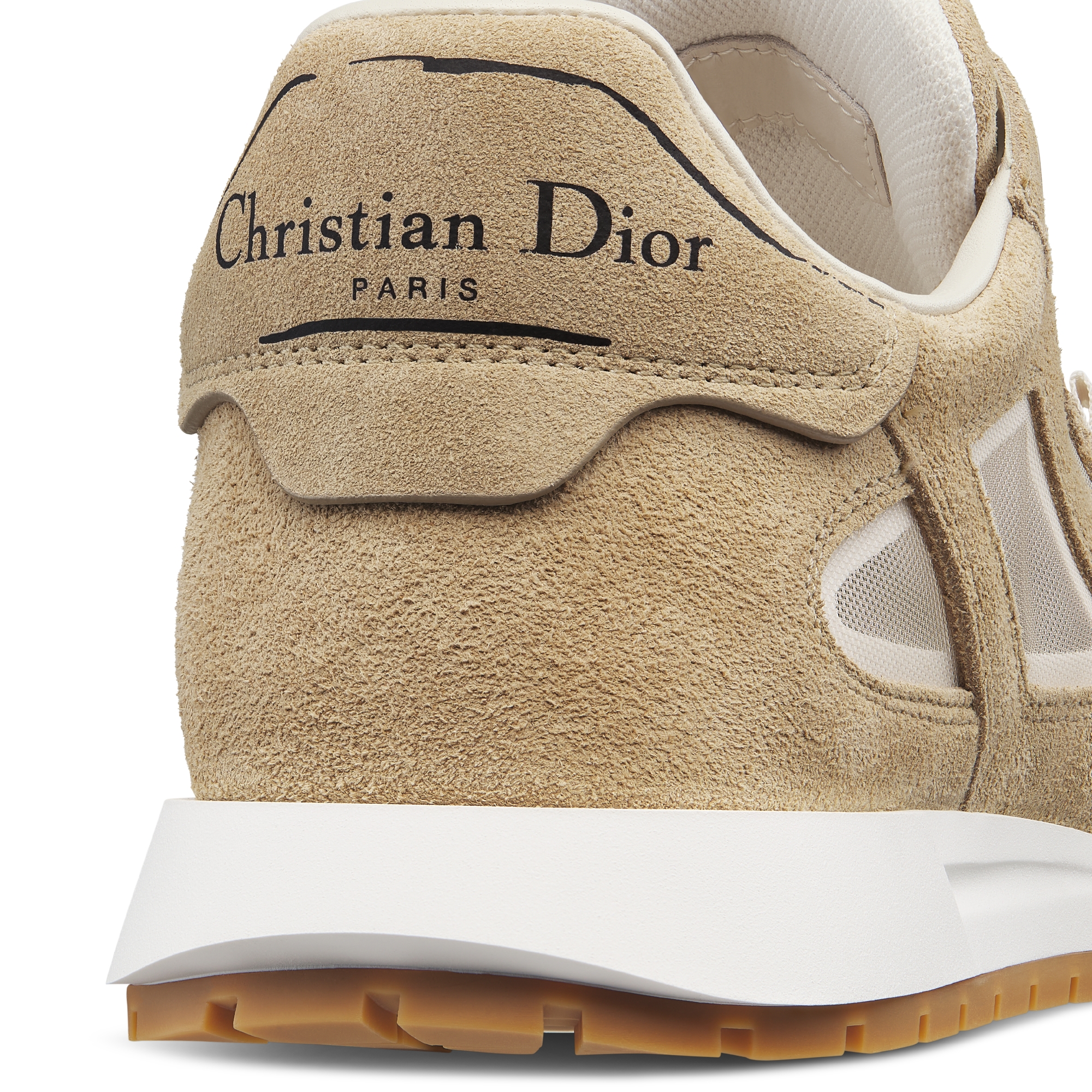 Dior Tech 运动鞋 绳米色绒面牛皮革和透明网面 E09