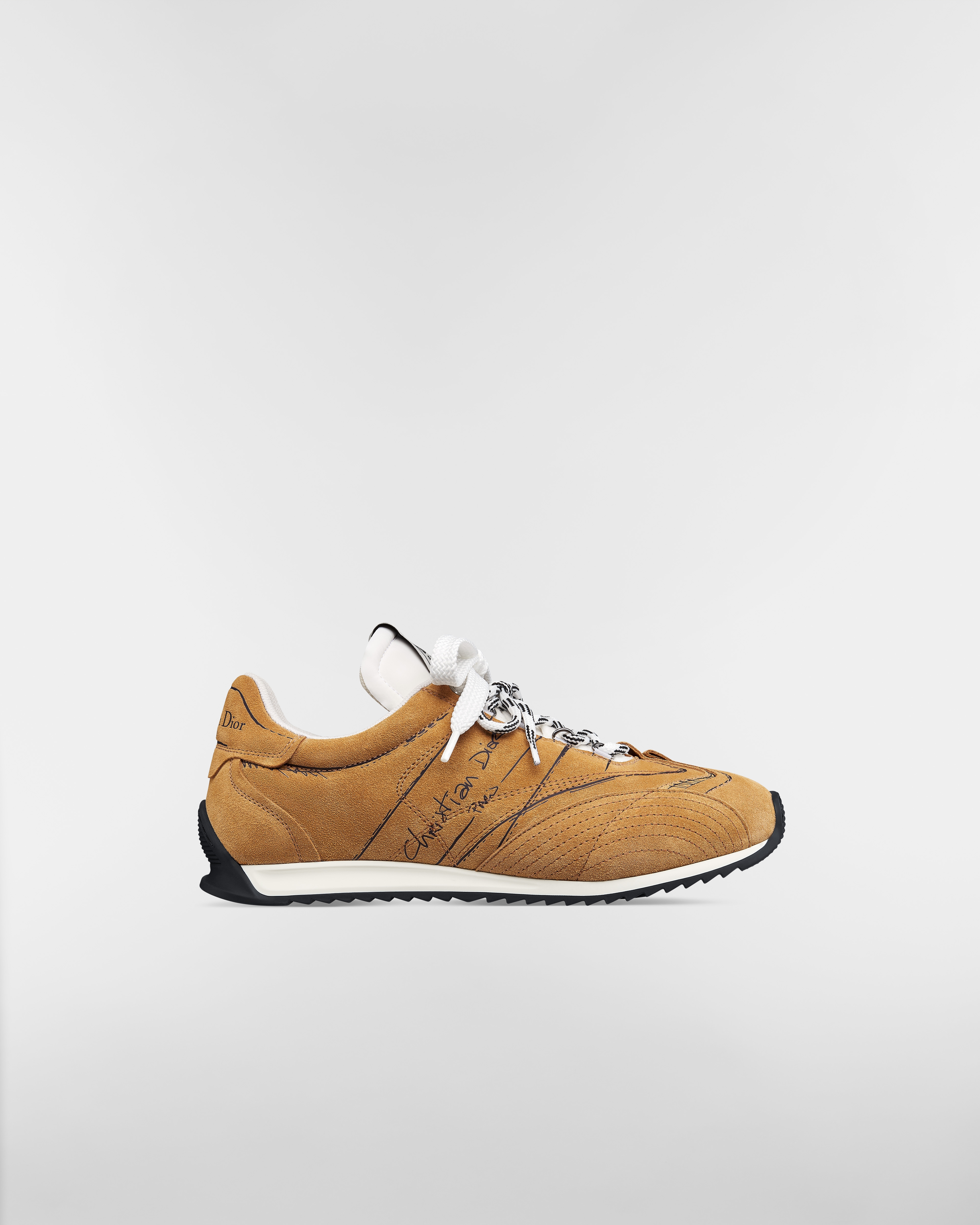 D-Sketch 运动鞋 榛果色绒面牛皮革 E02