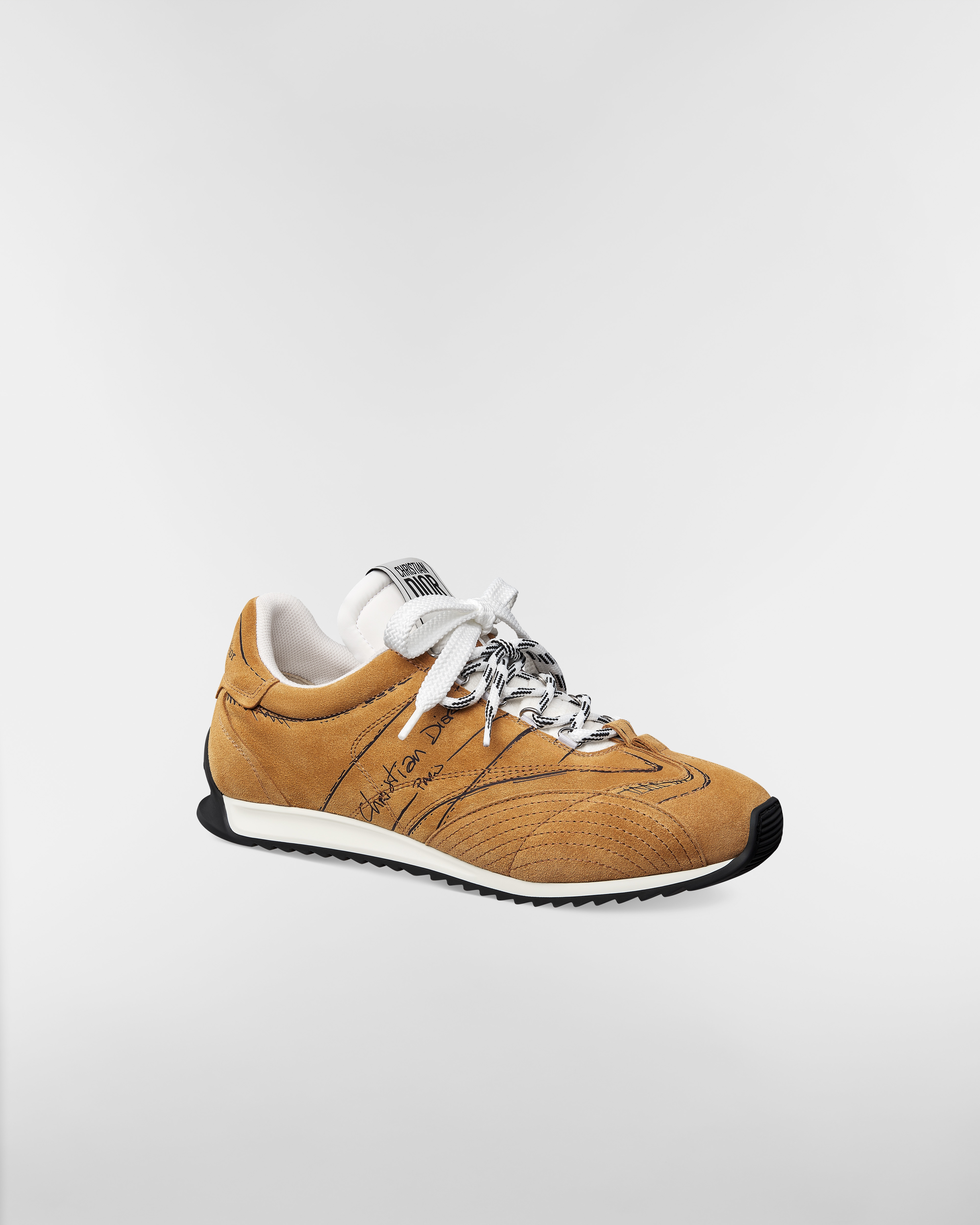 D-Sketch 运动鞋 榛果色绒面牛皮革 E03