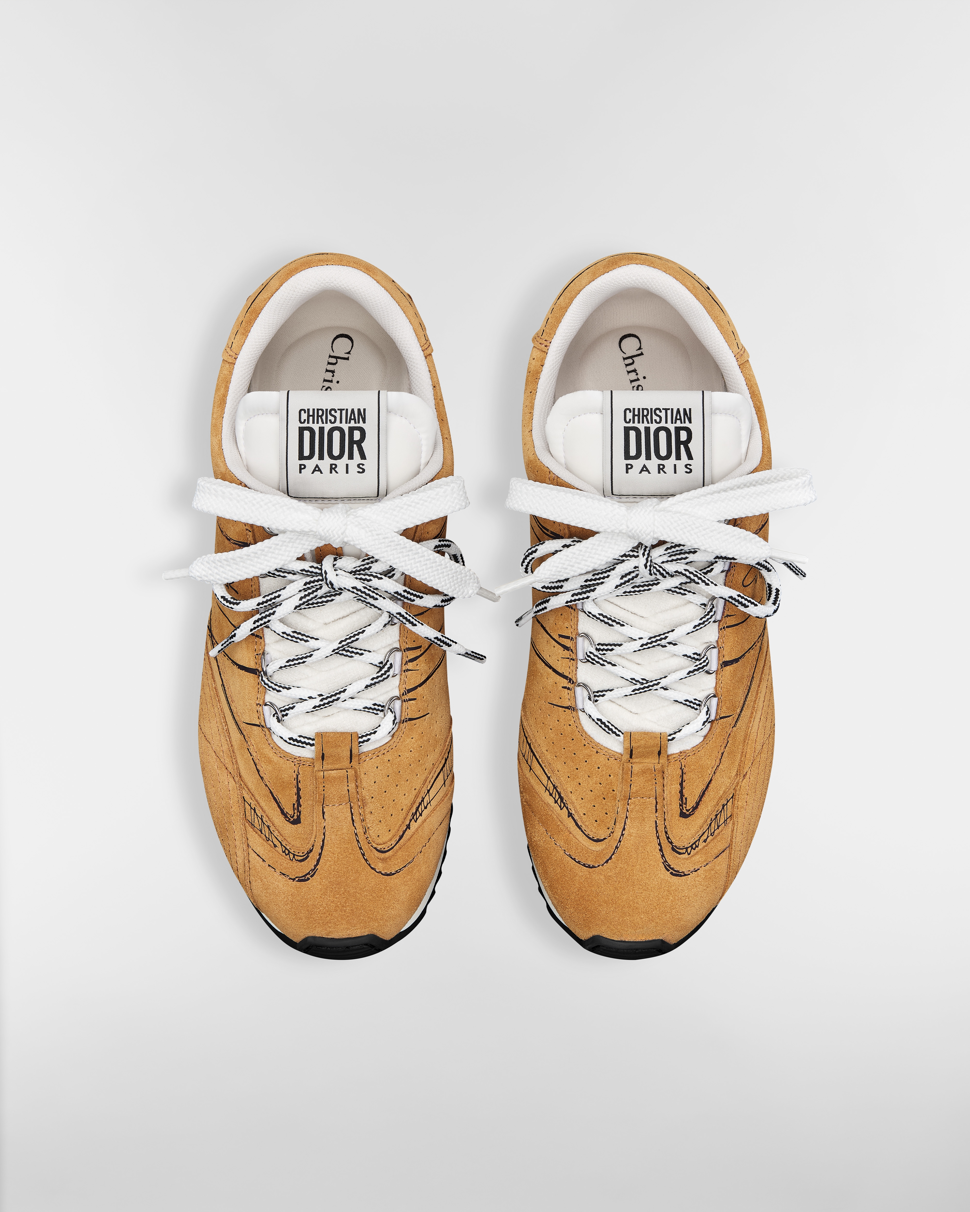 D-Sketch 运动鞋 榛果色绒面牛皮革 E06