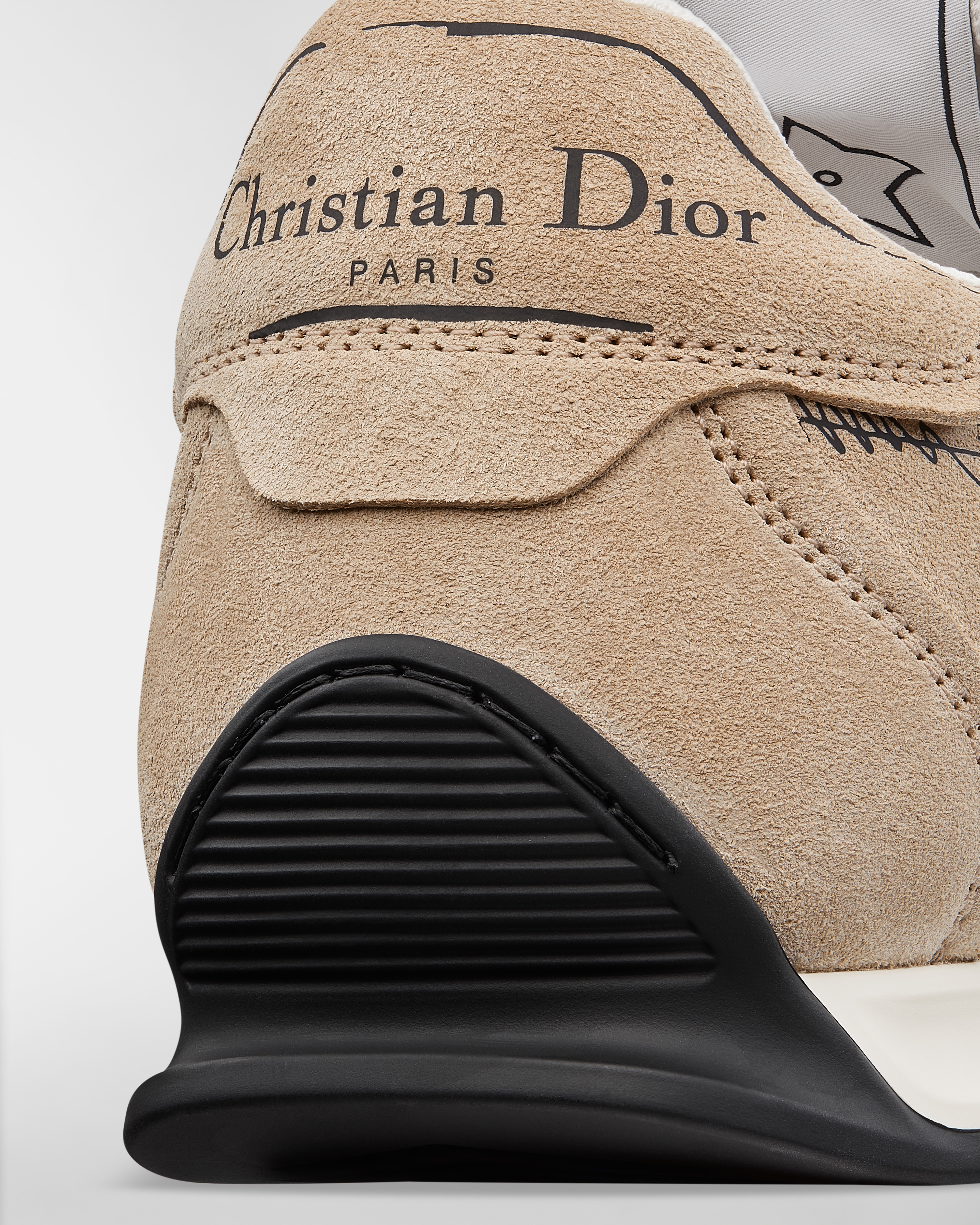 D-Sketch 运动鞋 裸粉色绒面牛皮革 E09