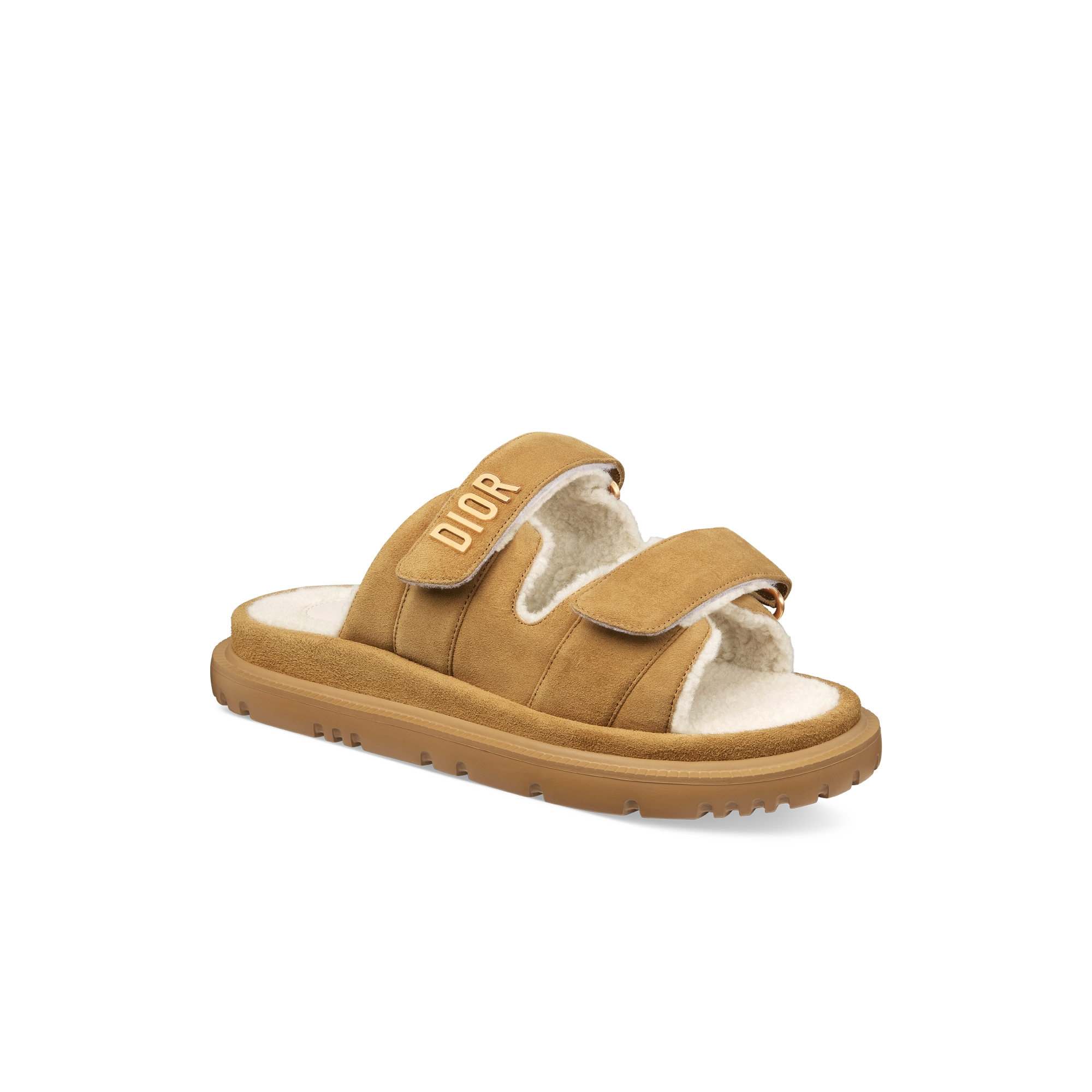 Dioract 凉拖 米色绒面羊皮革 E03