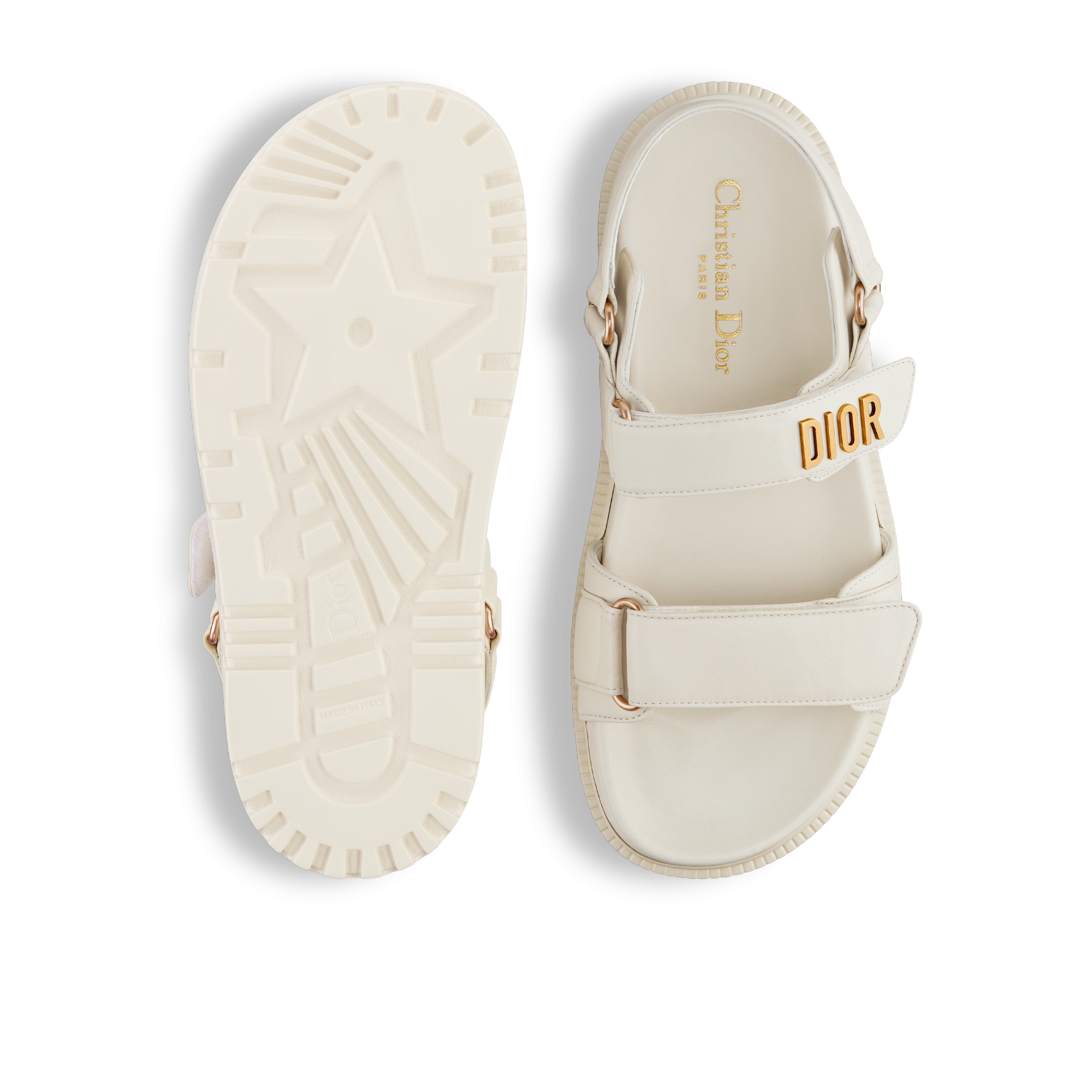 Dioract 凉鞋 白色羊皮革 E07