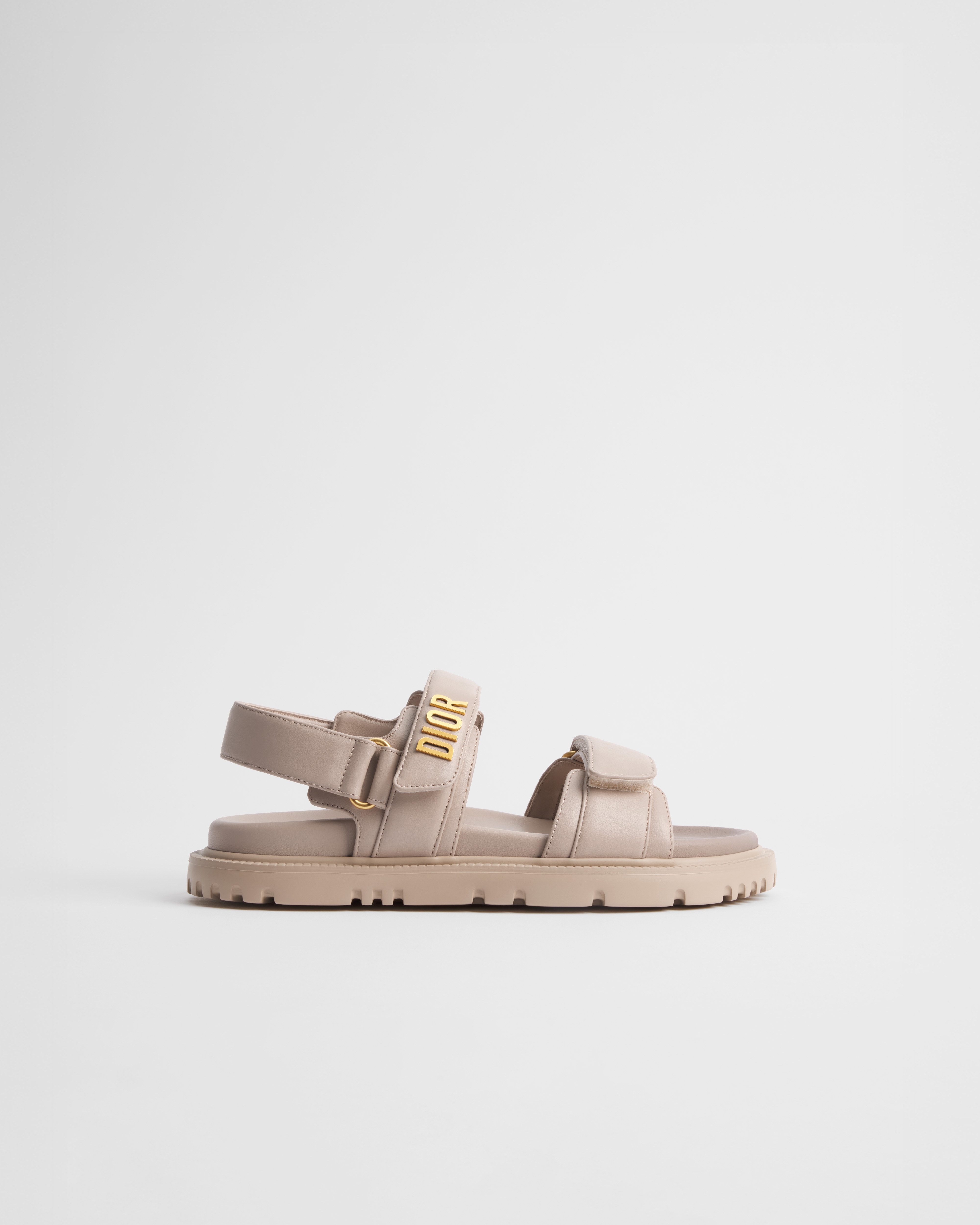 Dioract 凉鞋 胭脂米色羊皮革 E02