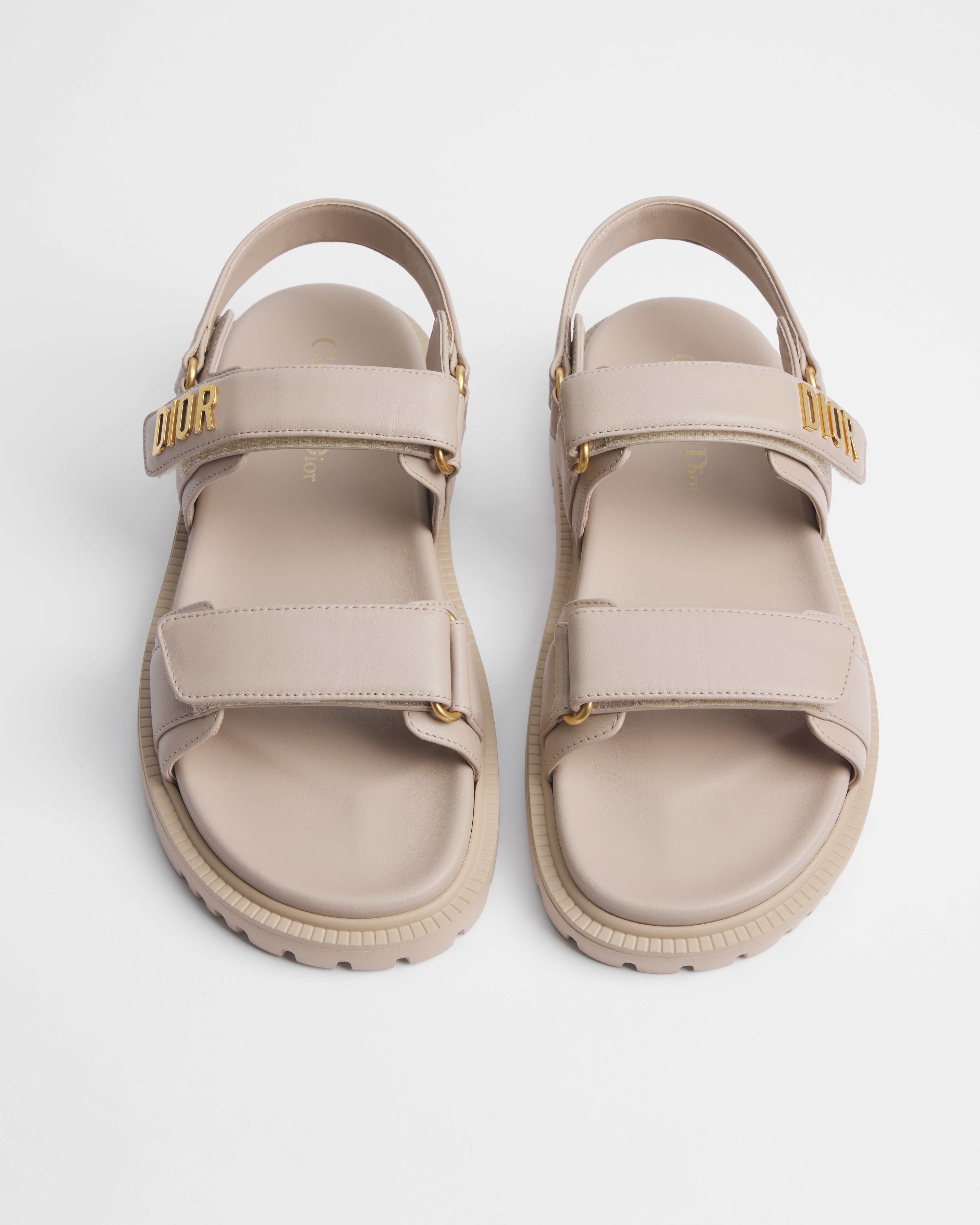 Dioract 凉鞋 胭脂米色羊皮革 E06