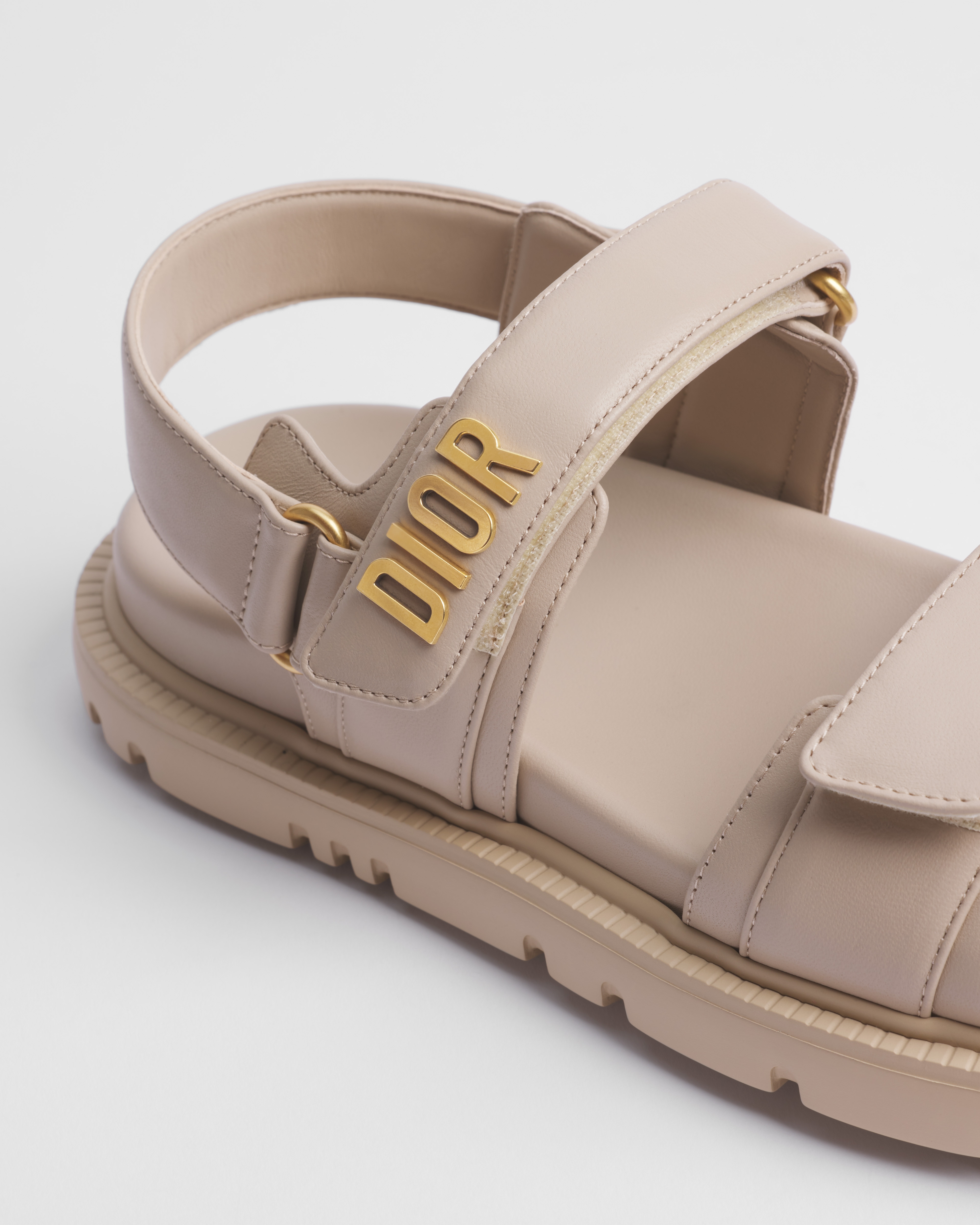 Dioract 凉鞋 胭脂米色羊皮革 E09