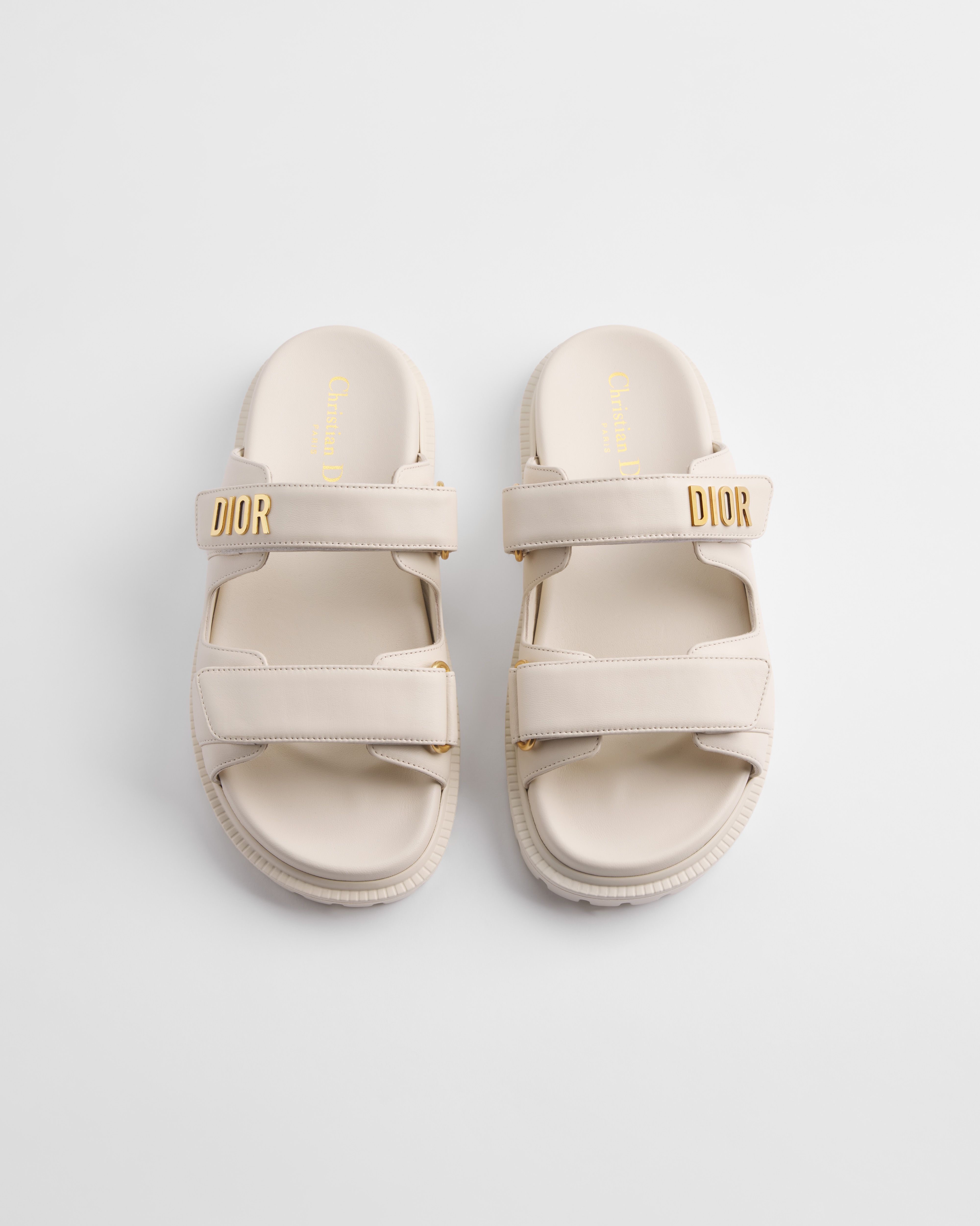 Dioract 凉拖 白色羊皮革 E06