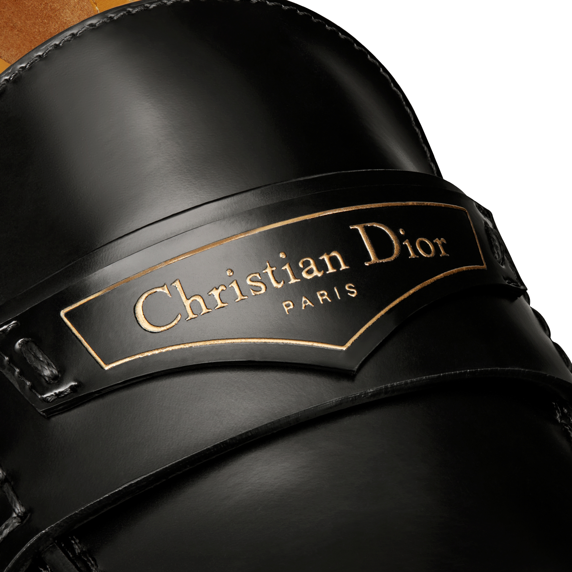 Dior Boy 乐福鞋 黑色磨砂牛皮革 E09