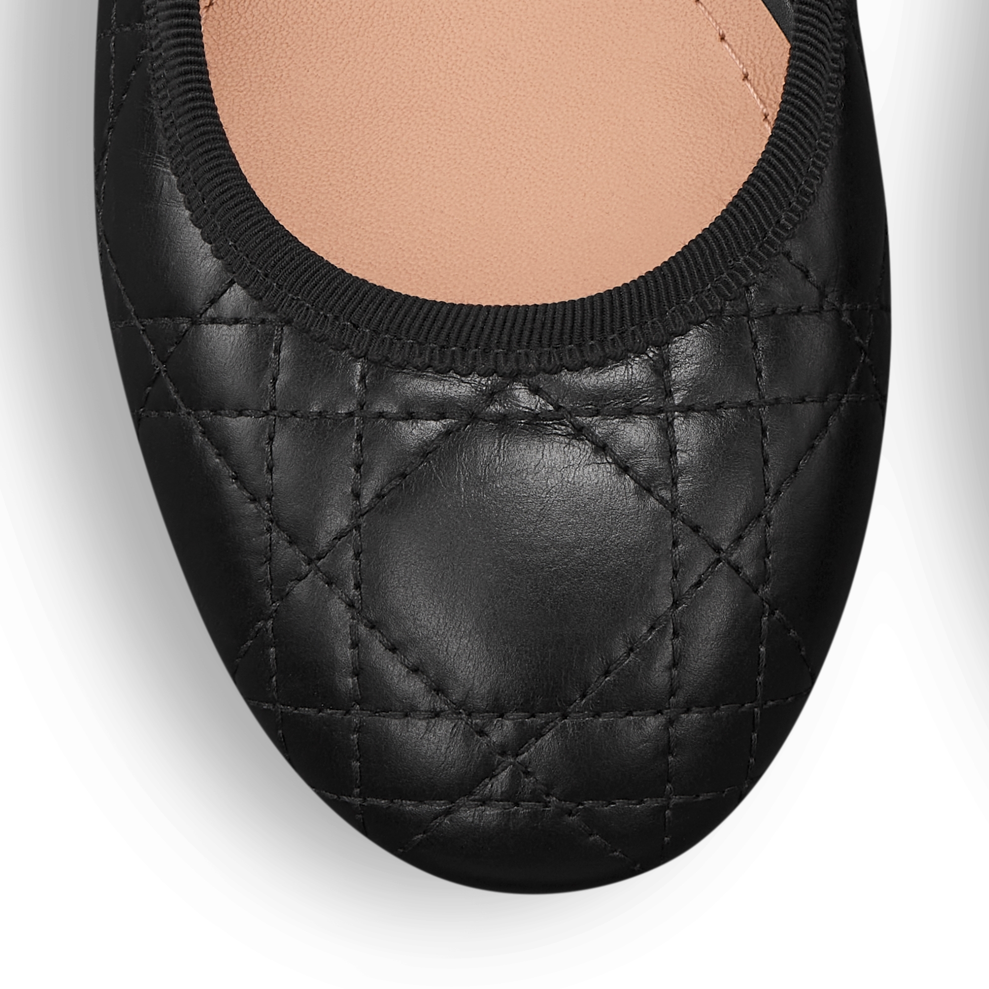 Dior 芭蕾高跟鞋 黑色绗缝牛皮革藤格纹 E09